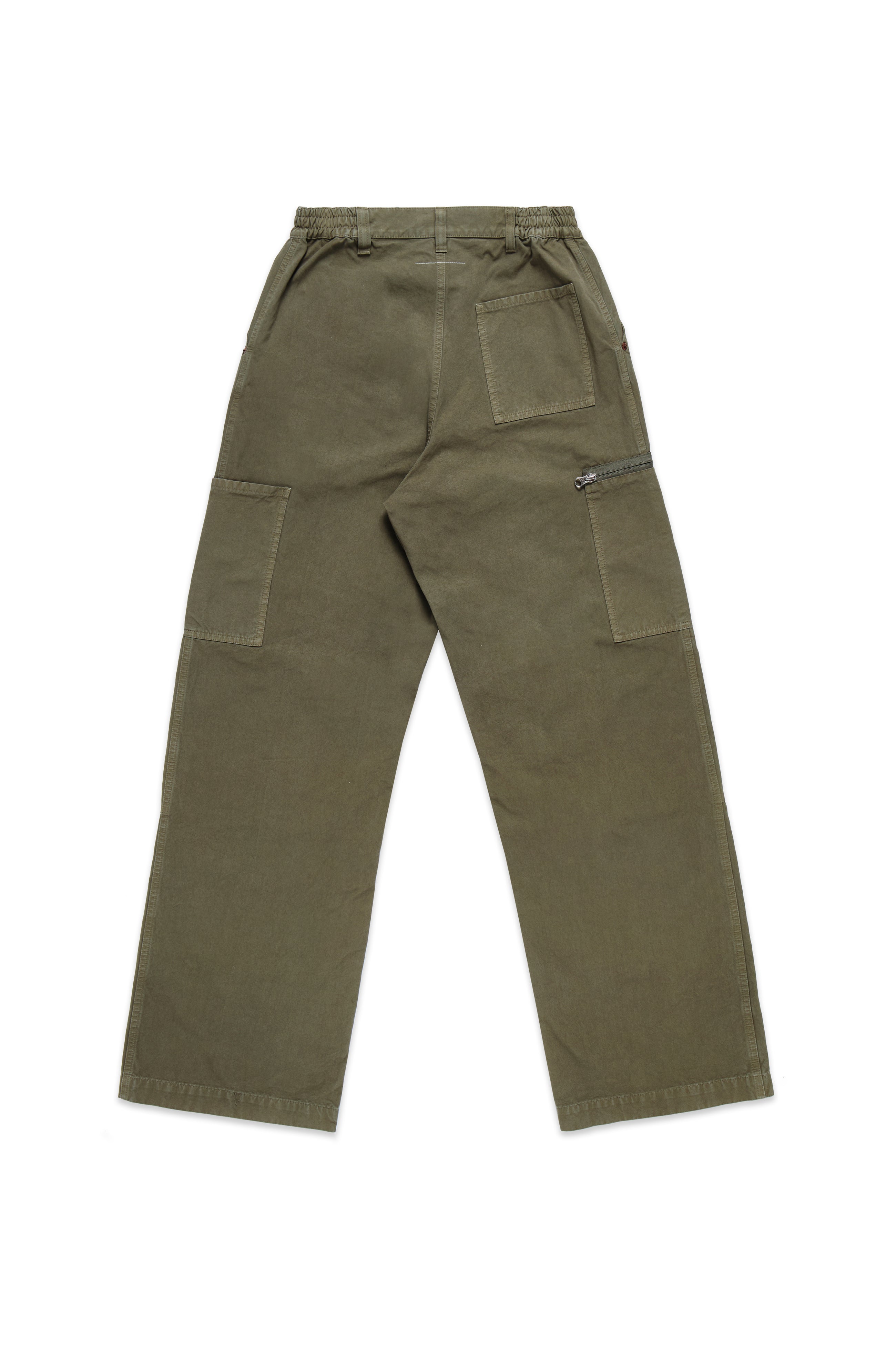 MM6 Maison Margiela Cotton Canvas5 Pockets Pants Green 9181