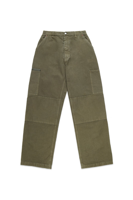 MM6 Maison Margiela Cotton Canvas5 Pockets Pants Green 9180