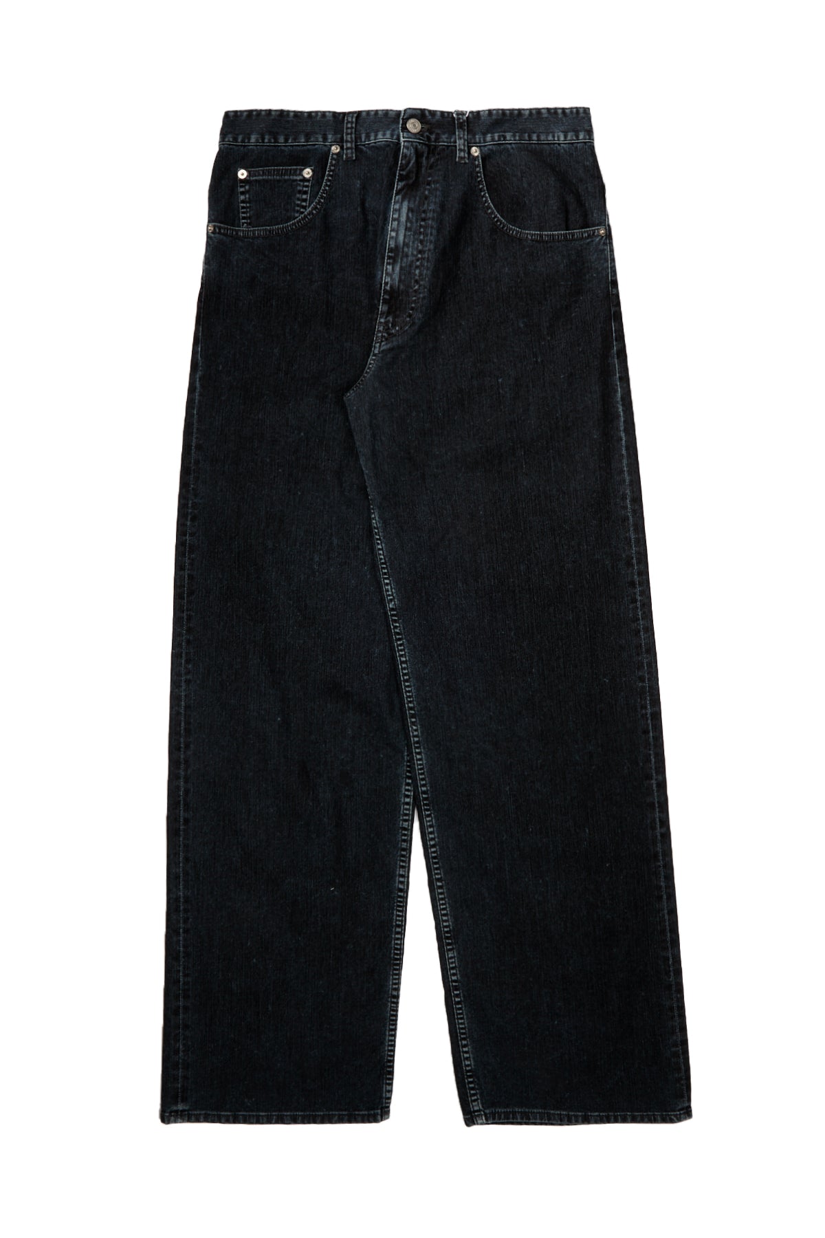 MM6 Maison Margiela Flocked Jeans Black