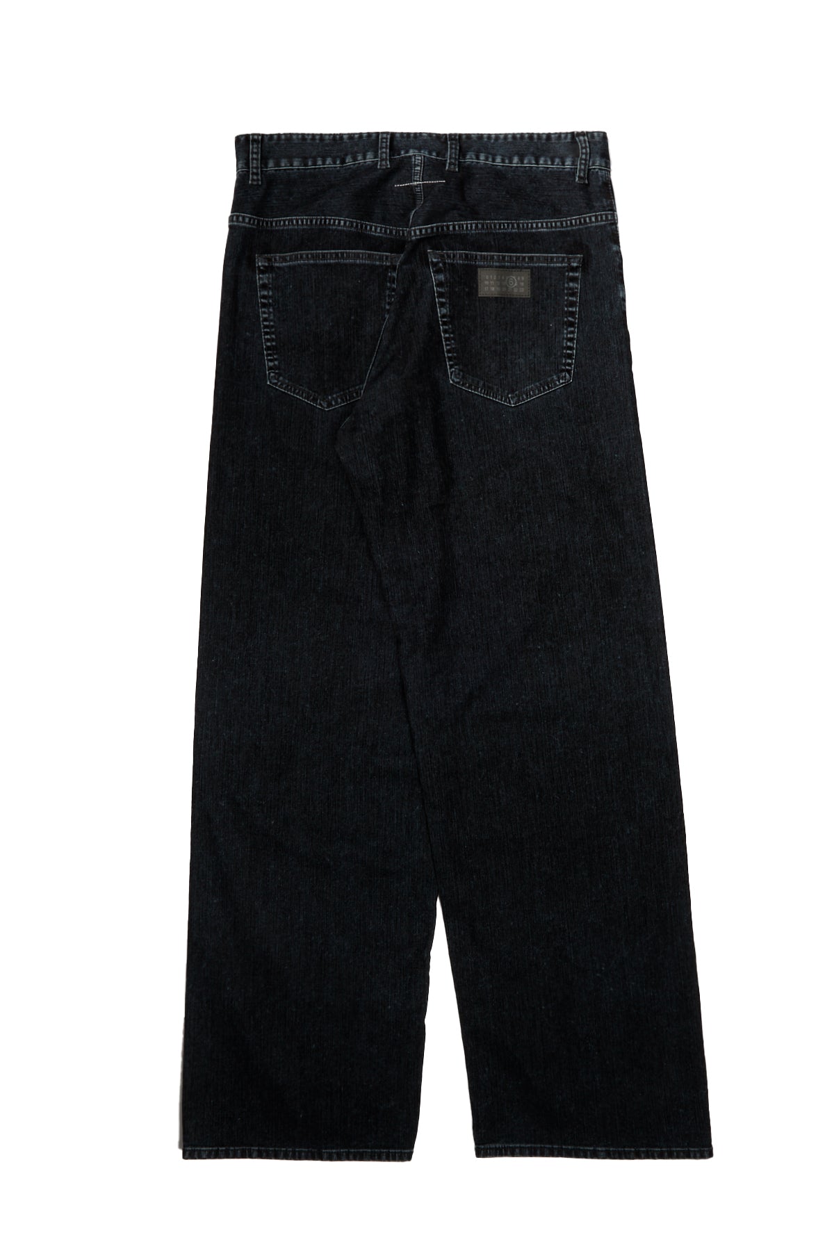MM6 Maison Margiela Flocked Jeans Black