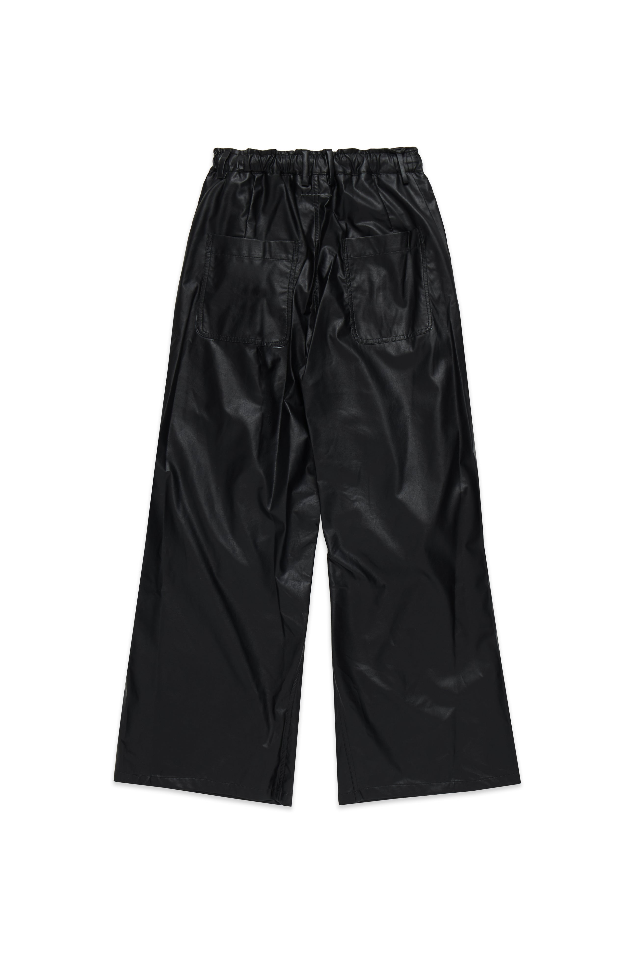 MM6 Maison Margiela Light Pleather Pants Black 9139