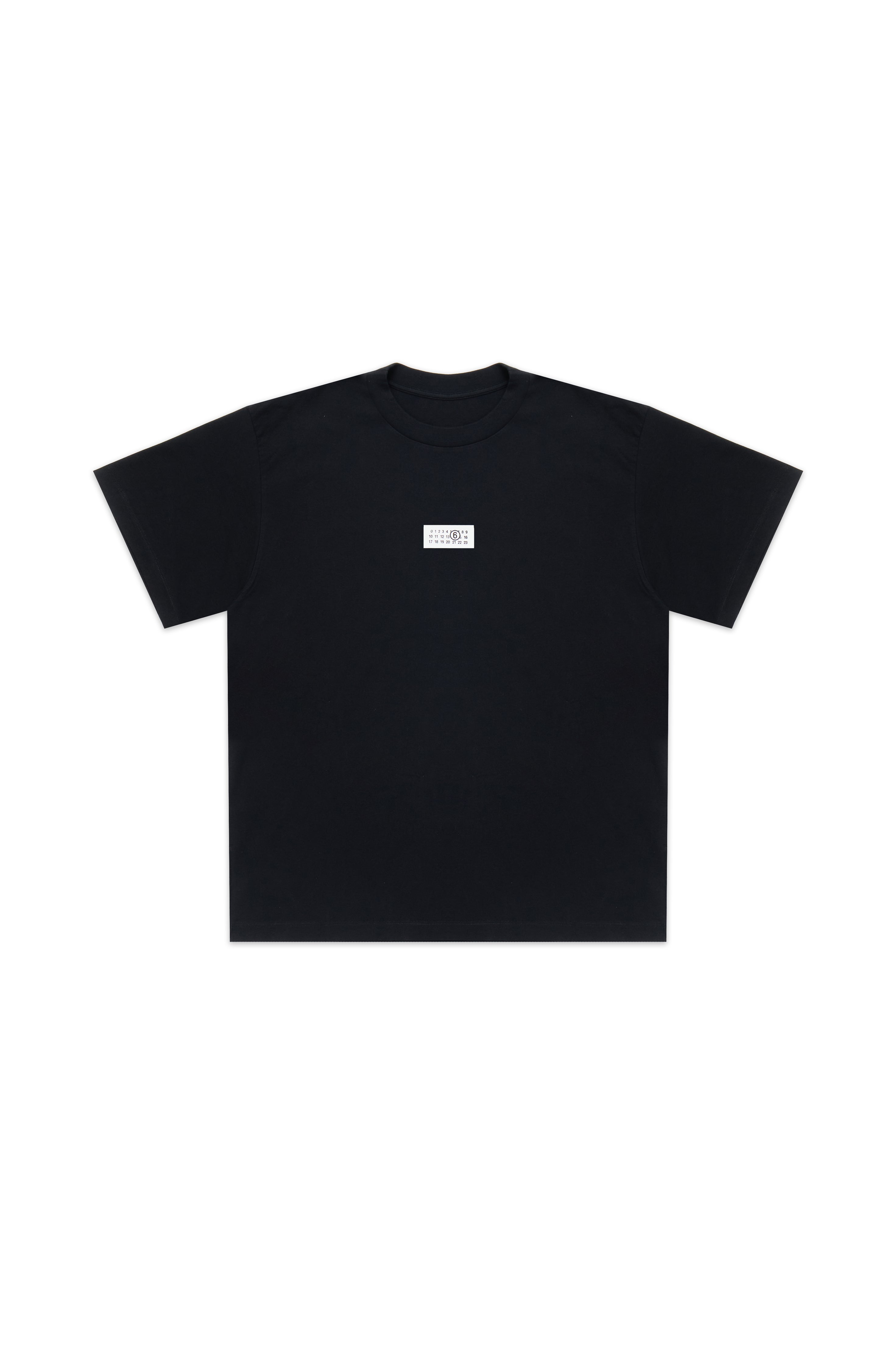 MM6 Maison Margiela Logo Tag Short Sleeve T-Shirt Black 9169