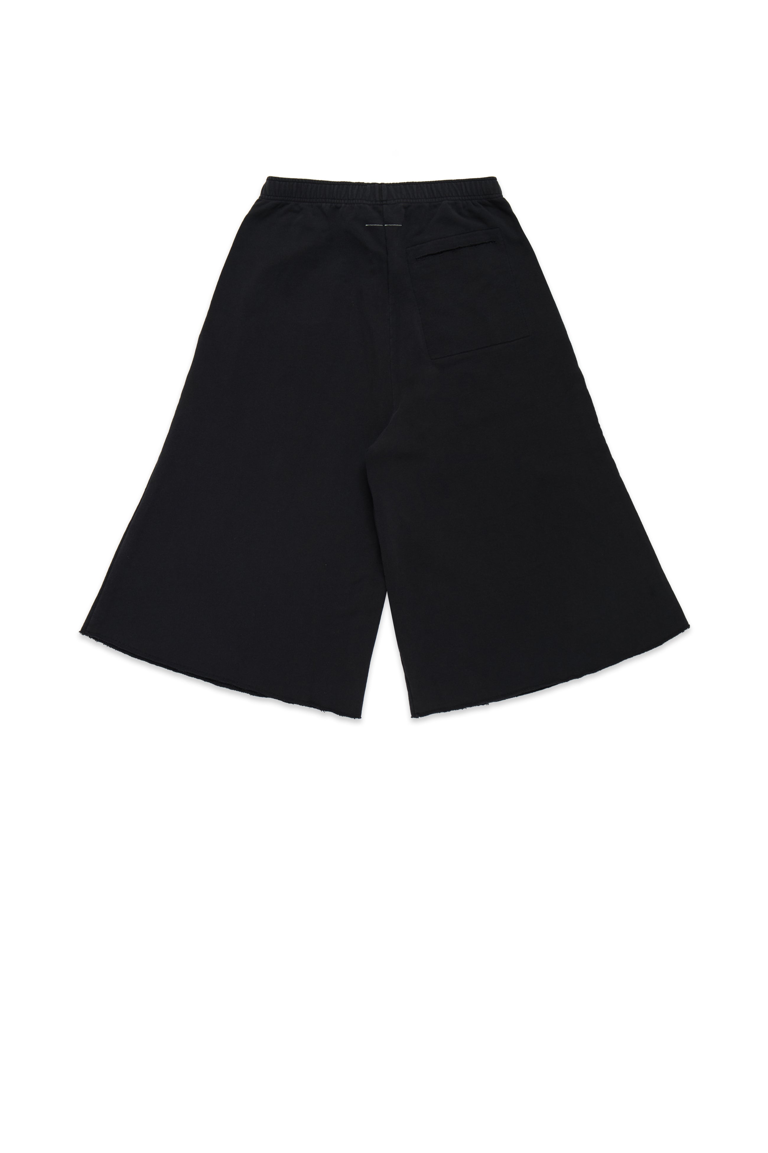 MM6 Maison Margiela Oversized Fleece Shorts Black 9189