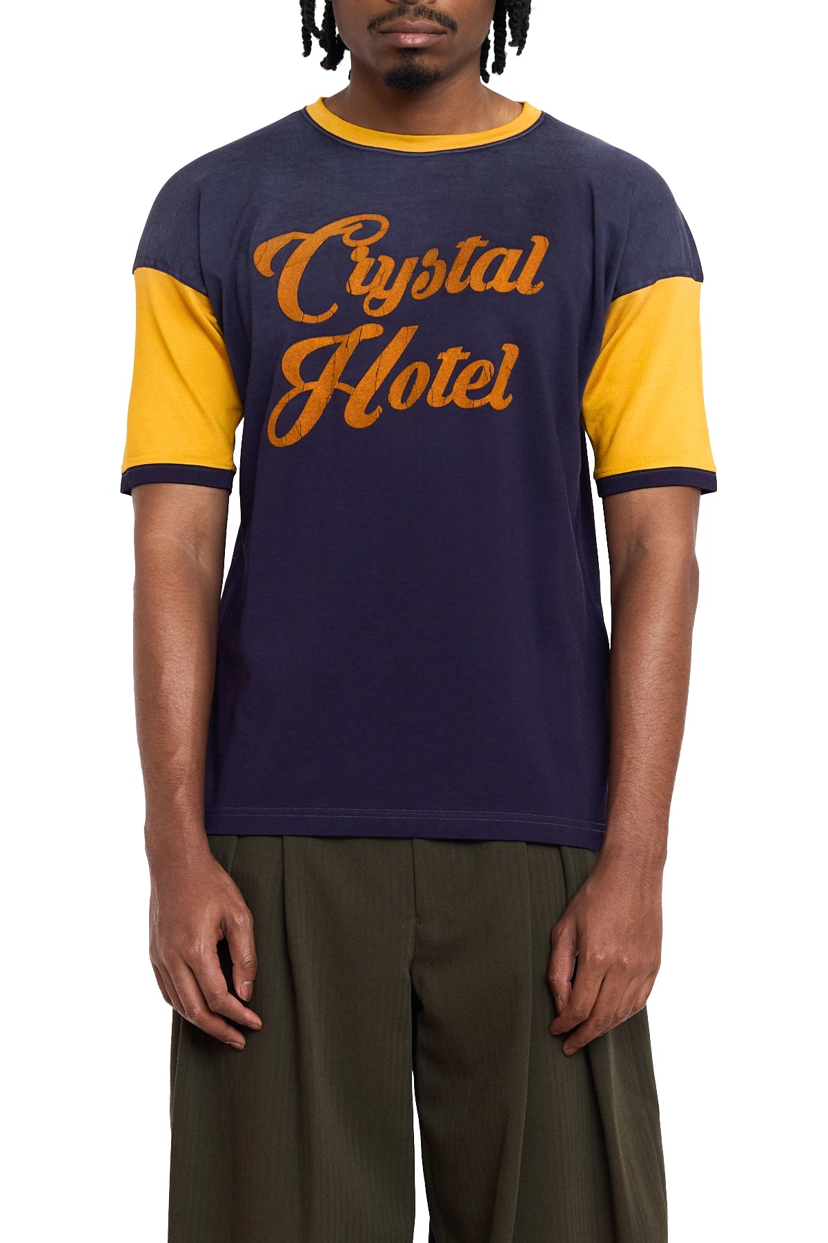 Maison Margiela Crystal Hotel T-Shirt Purple/Yellow