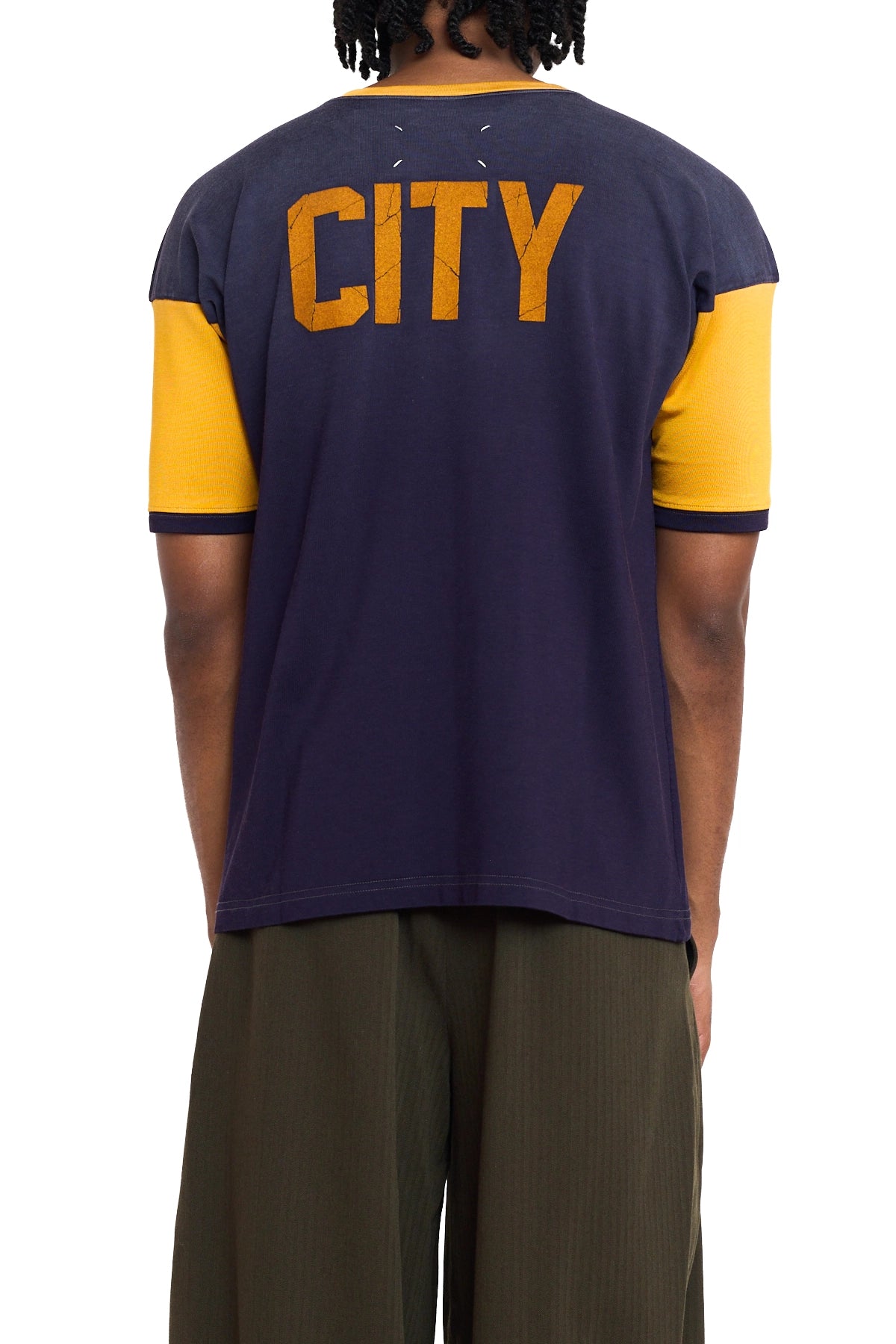 Maison Margiela Crystal Hotel T-Shirt Purple/Yellow