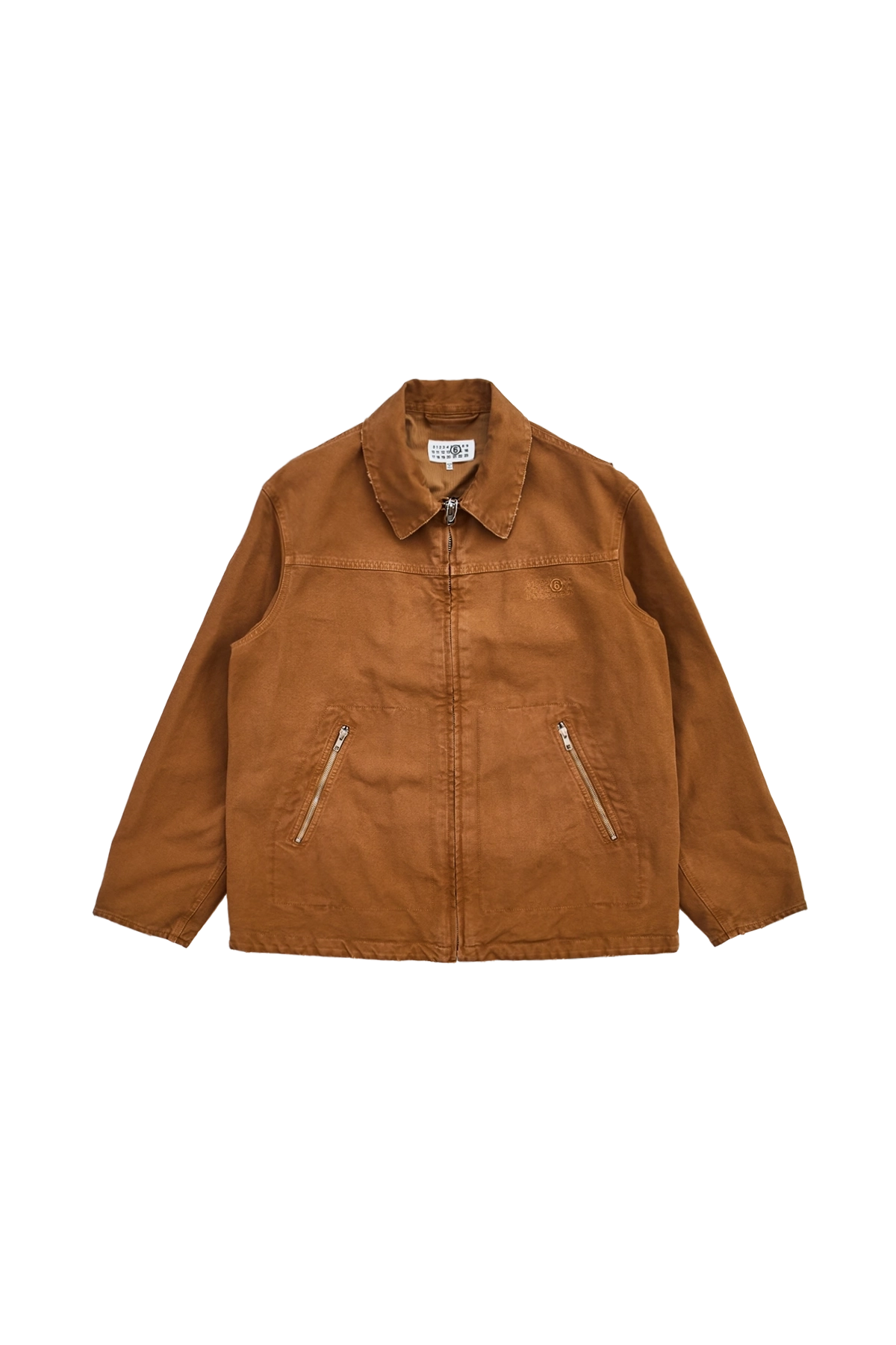 MM6 Maison Margiela ジャケット ダークブラウン　サイズ44 MM6 MAISON MARGIELA Faux Leather Jacket | H.Lorenzo