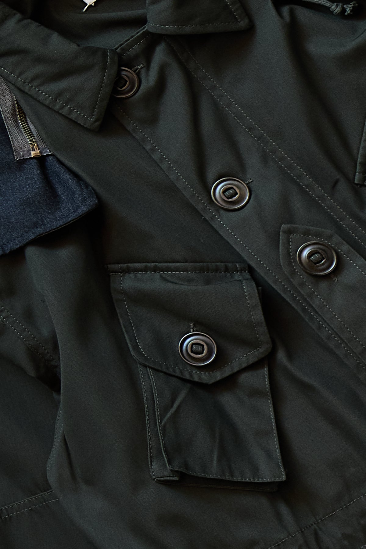 Maison Margiela Twill Cargo Military Coat Olive – ESSXNYC
