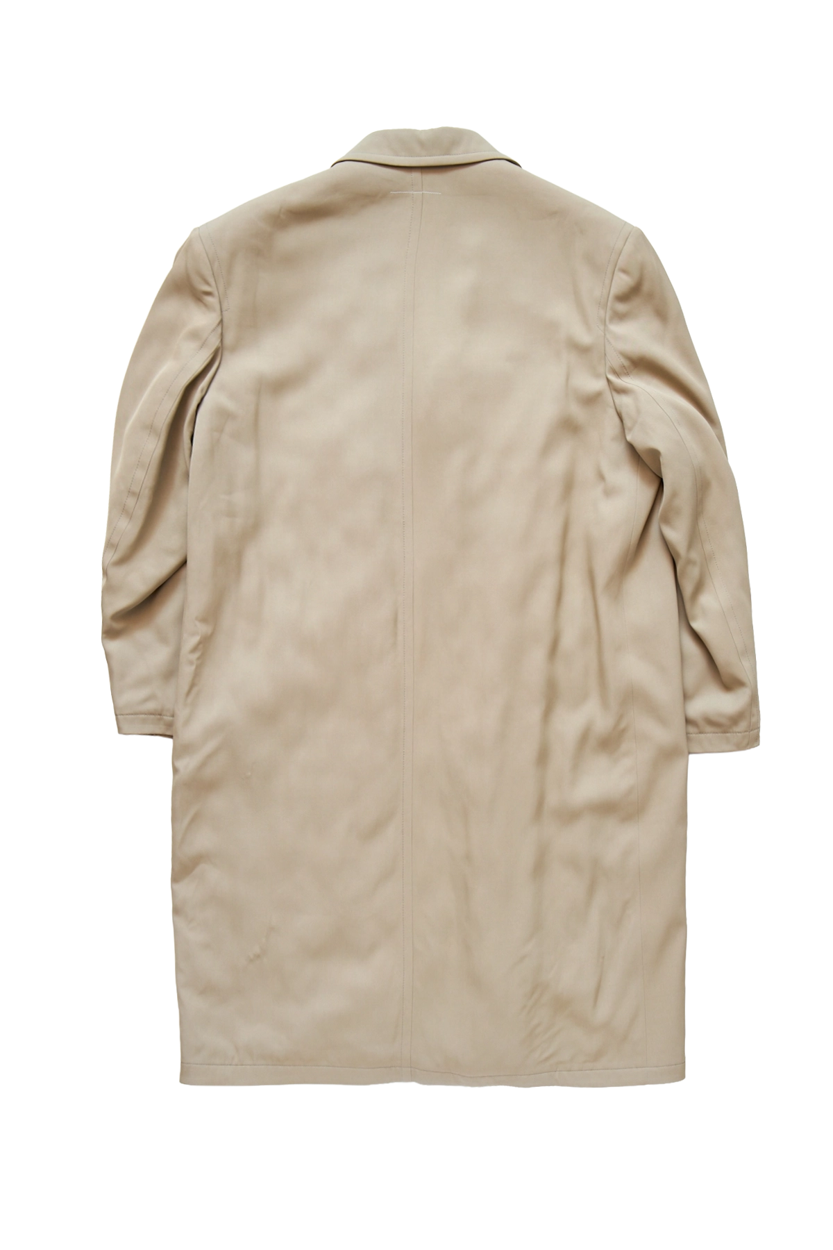 MM6 Maison Margiela Viscose Fluid Coat Trench Beige