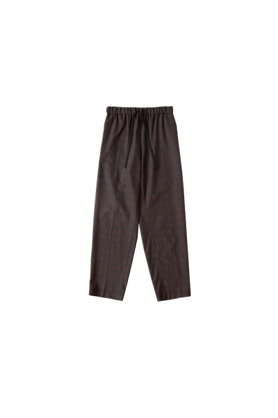 MM6 Maison Margiela Check Drawstring Trousers Brown/Black – ESSXNYC