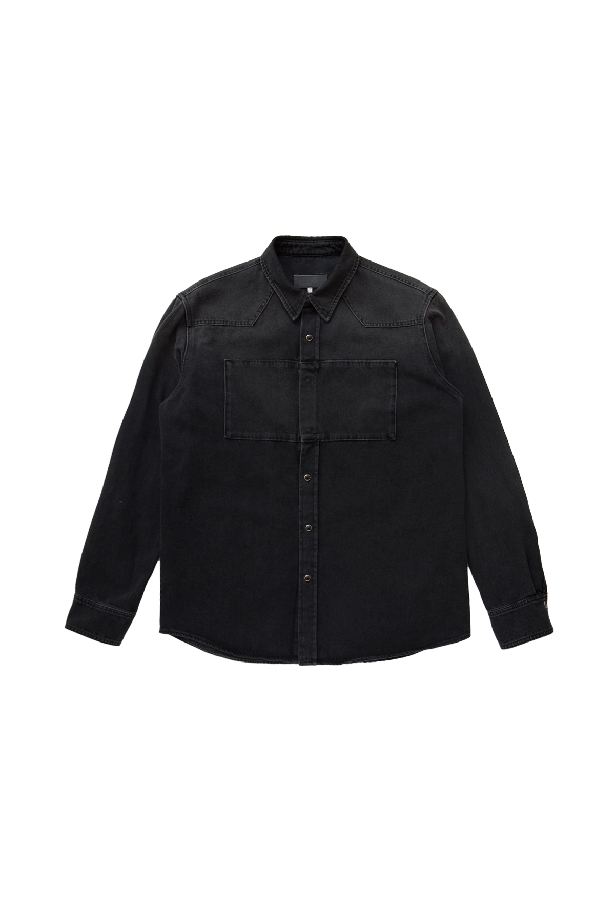 MM6 Maison Margiela Denim Shirt With Square Box Black