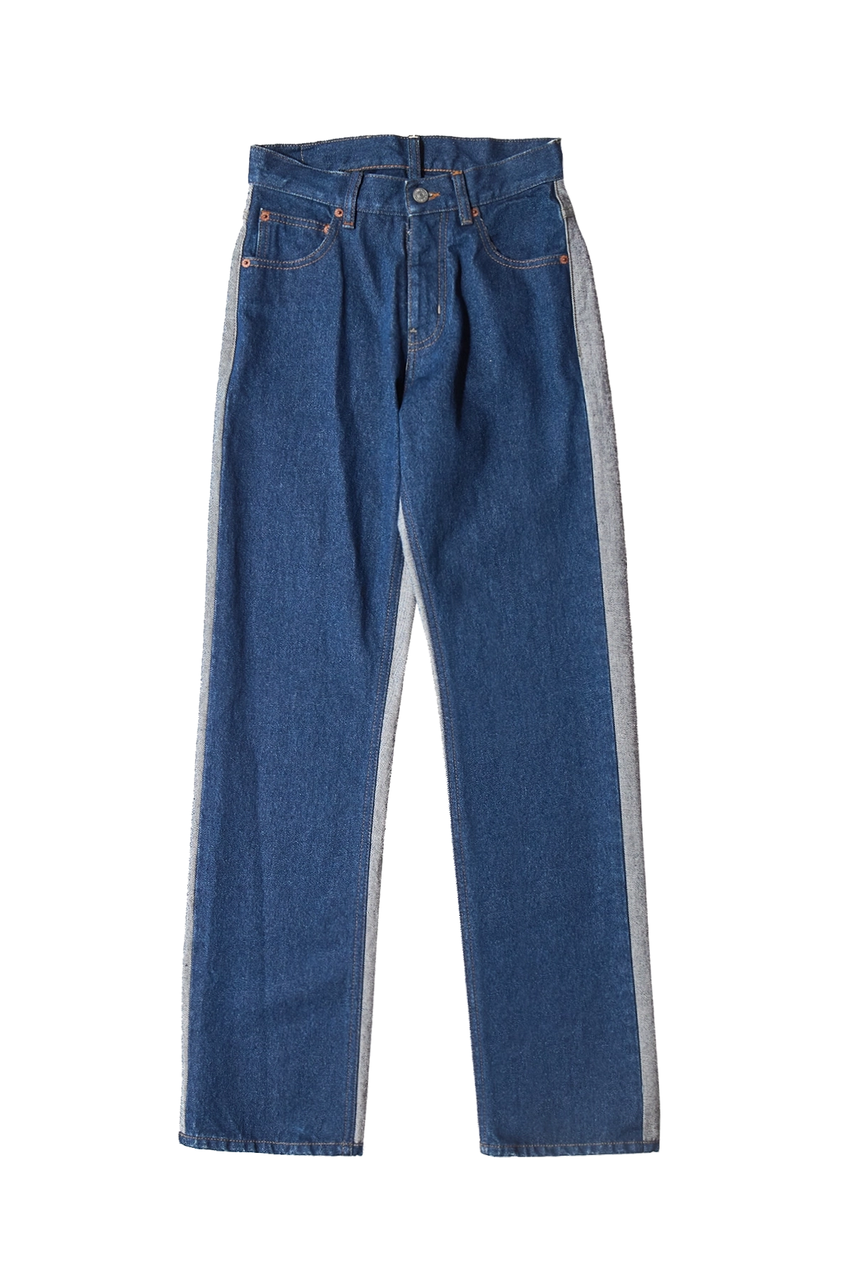 MM6 Maison Margiela Split Reversed Denim Trousers