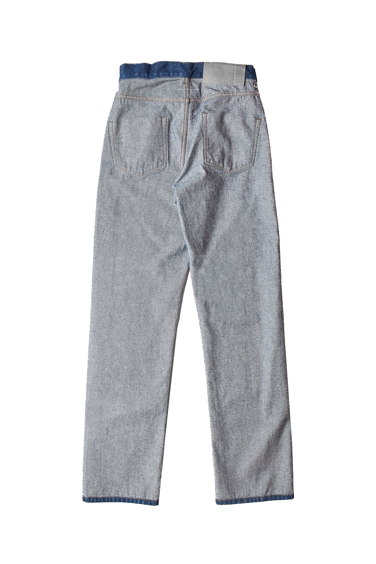 MM6 Maison Margiela Split Reversed Denim Trousers – ESSXNYC MM6 Maison Margiela Split Reversed Denim Trousers – ESSXNYC