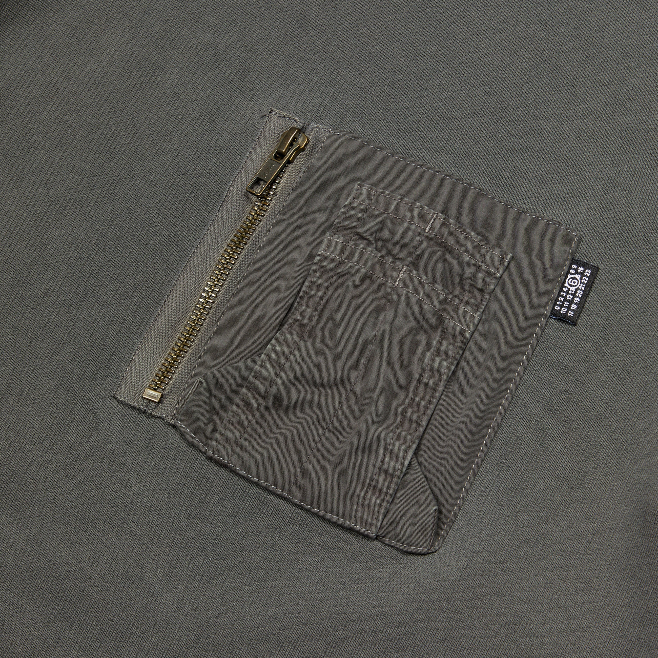 MM6 Maison Margiela Sweatshirt With Cargo Pocket Taupe