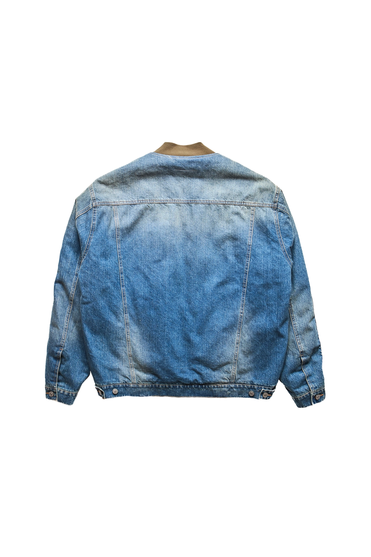 MM6 Split Denim And Nylon Bomber Jacket – ESSXNYC