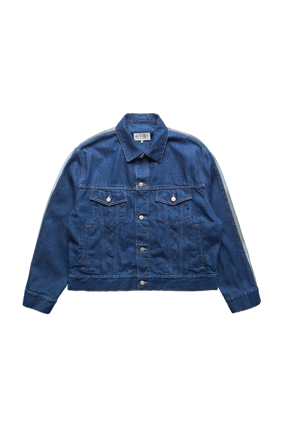 MM6 Split Reversed Denim Jacket