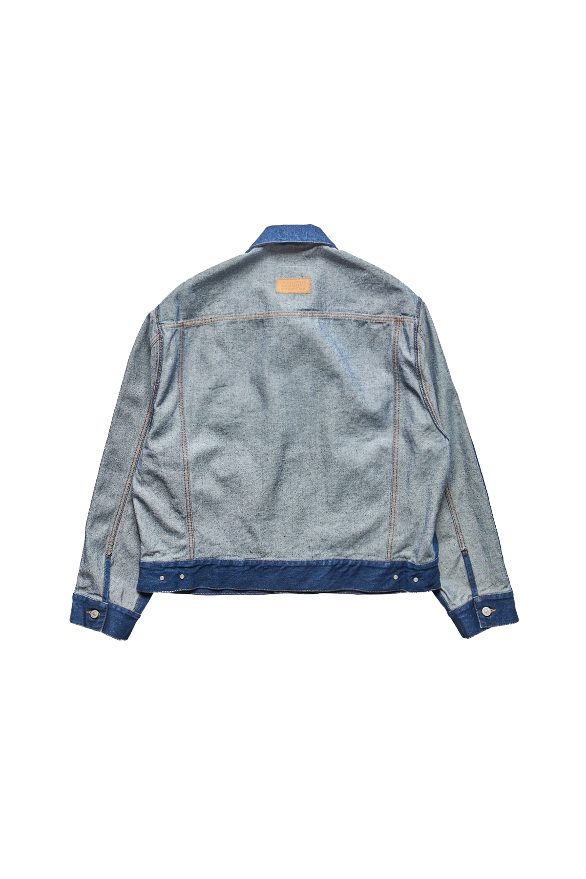 MM6 Split Reversed Denim Jacket 1