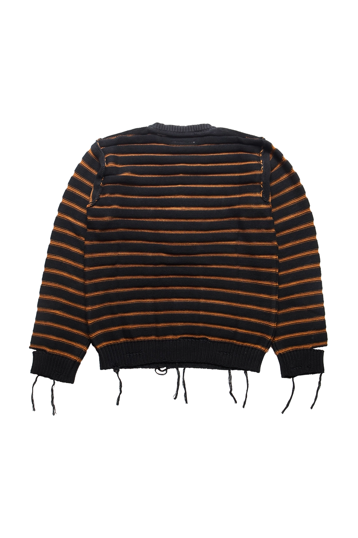 MM6 Striped Distressed Sweater 1