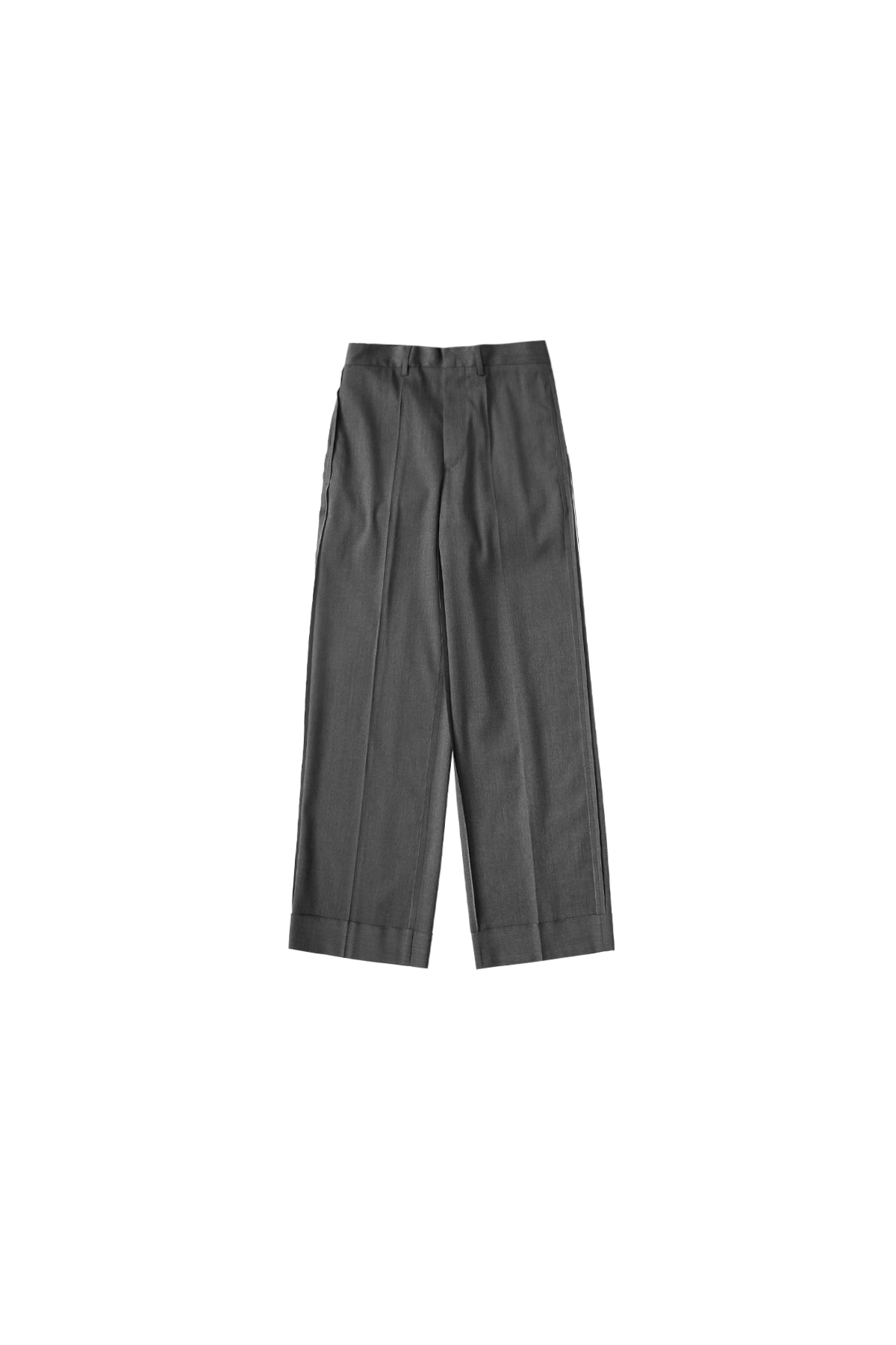 MM6 Tailored Wool Pants Dark Grey Melange