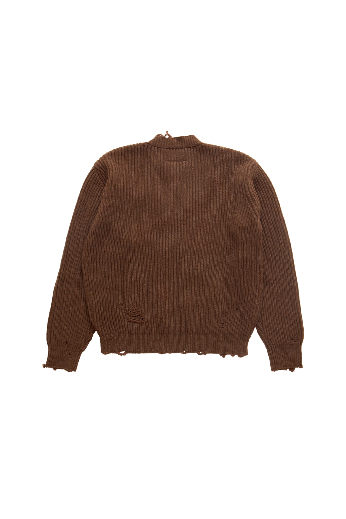 MM6 V-Neck Sweater Brown Melange 1