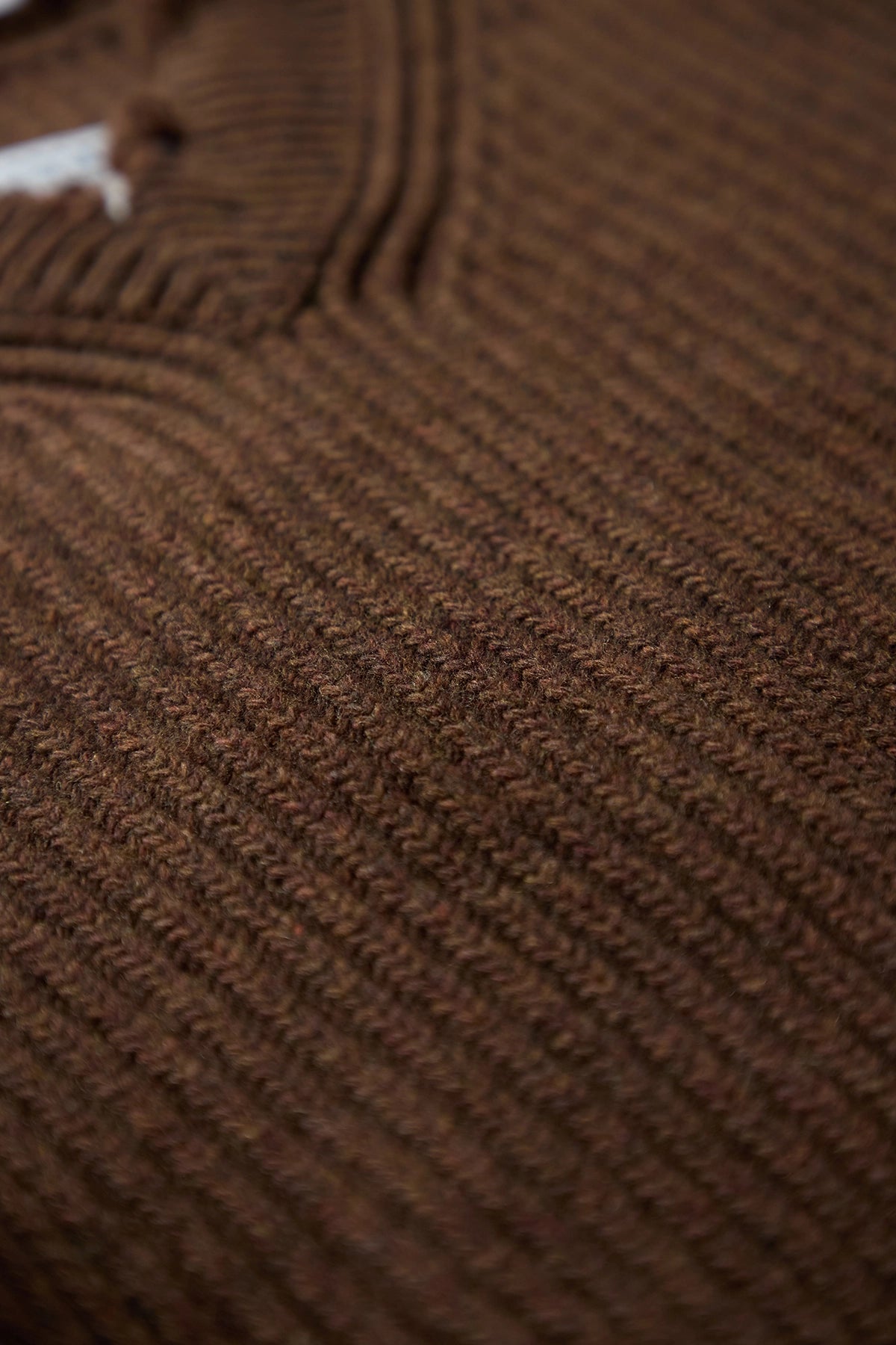 MM6 V-Neck Sweater Brown Melange 2
