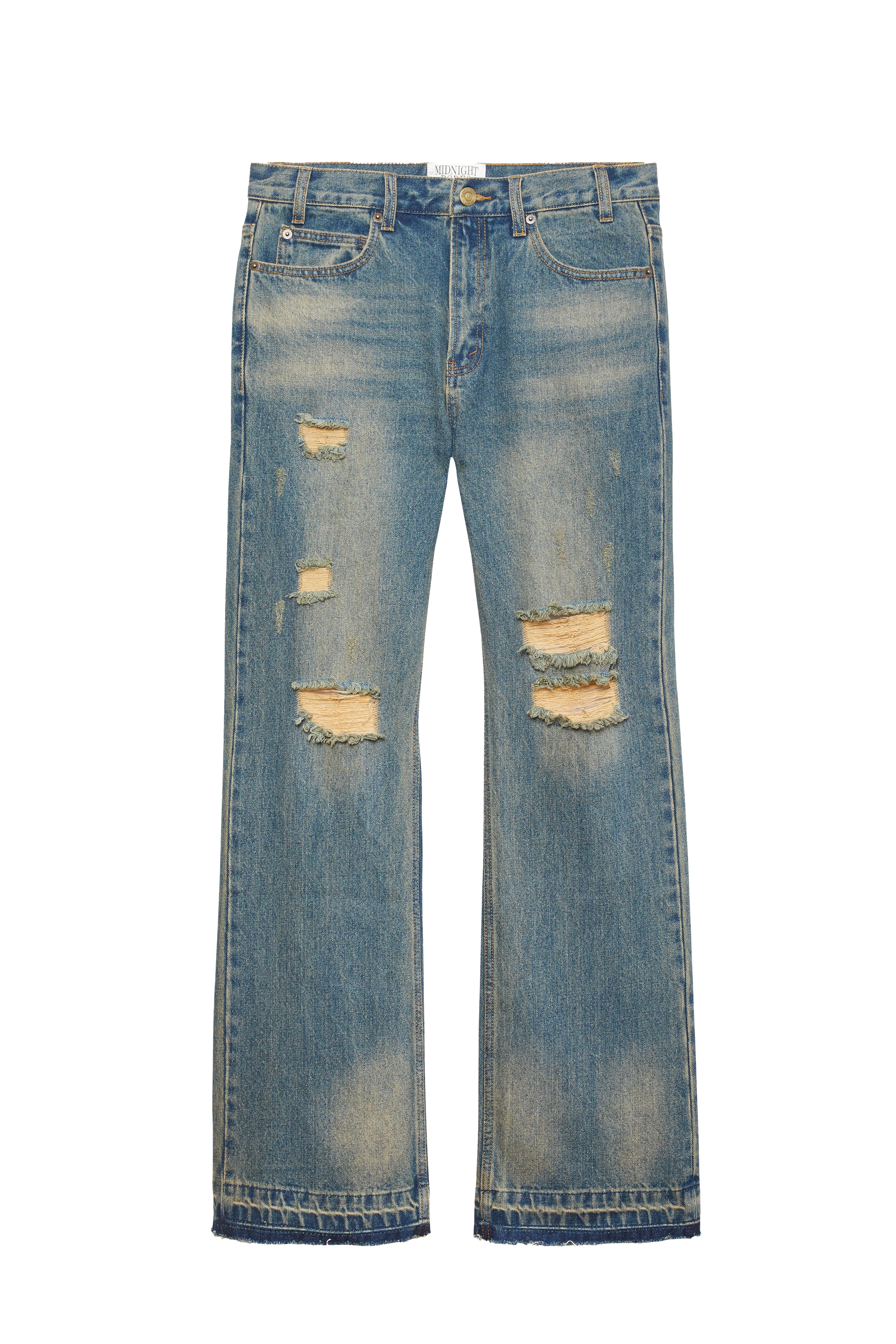 Midnight Rodeo Distressed Vintage Wash Jeans Vintage Wash