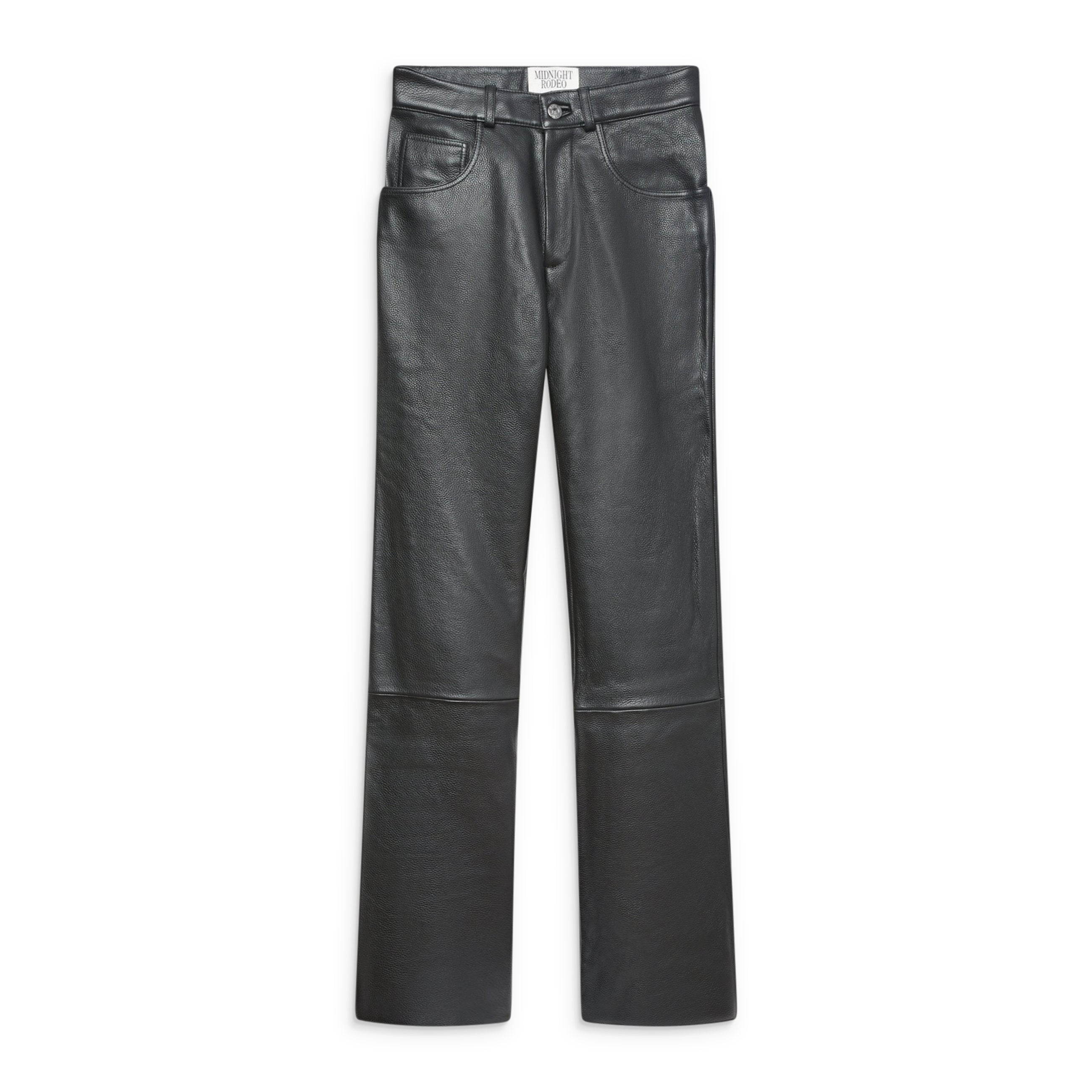 Midnight Rodeo Leather Pants Black