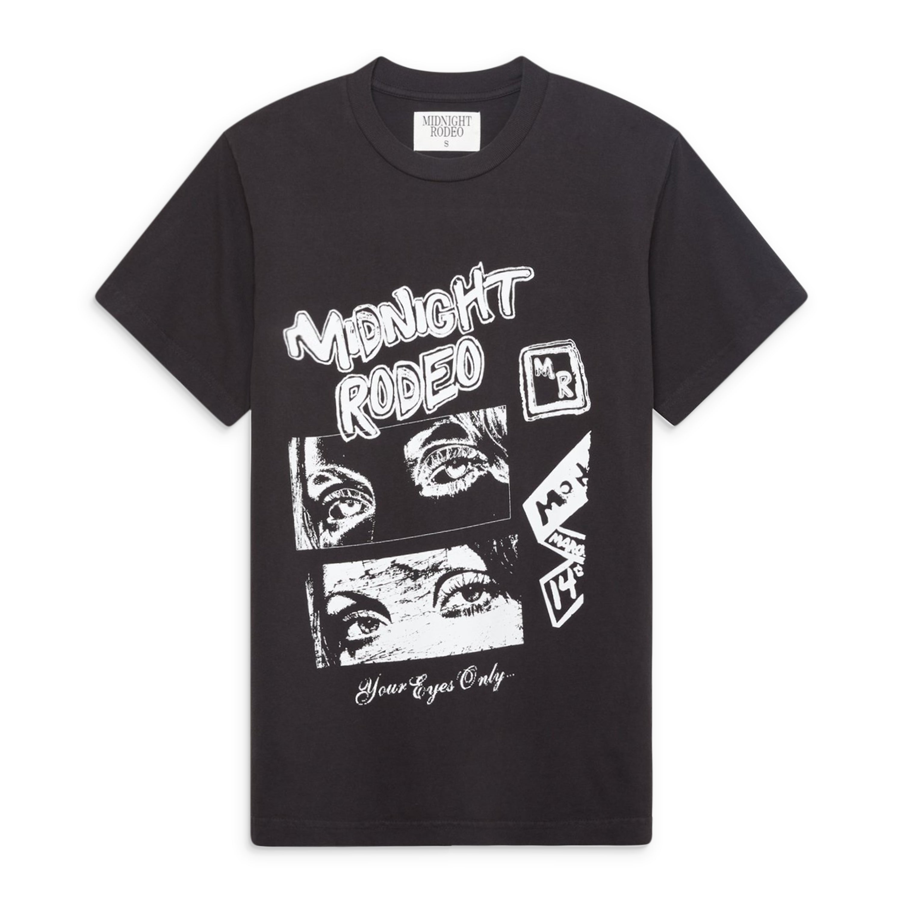 Midnight Rodeo Your Eyes Only Tee Black