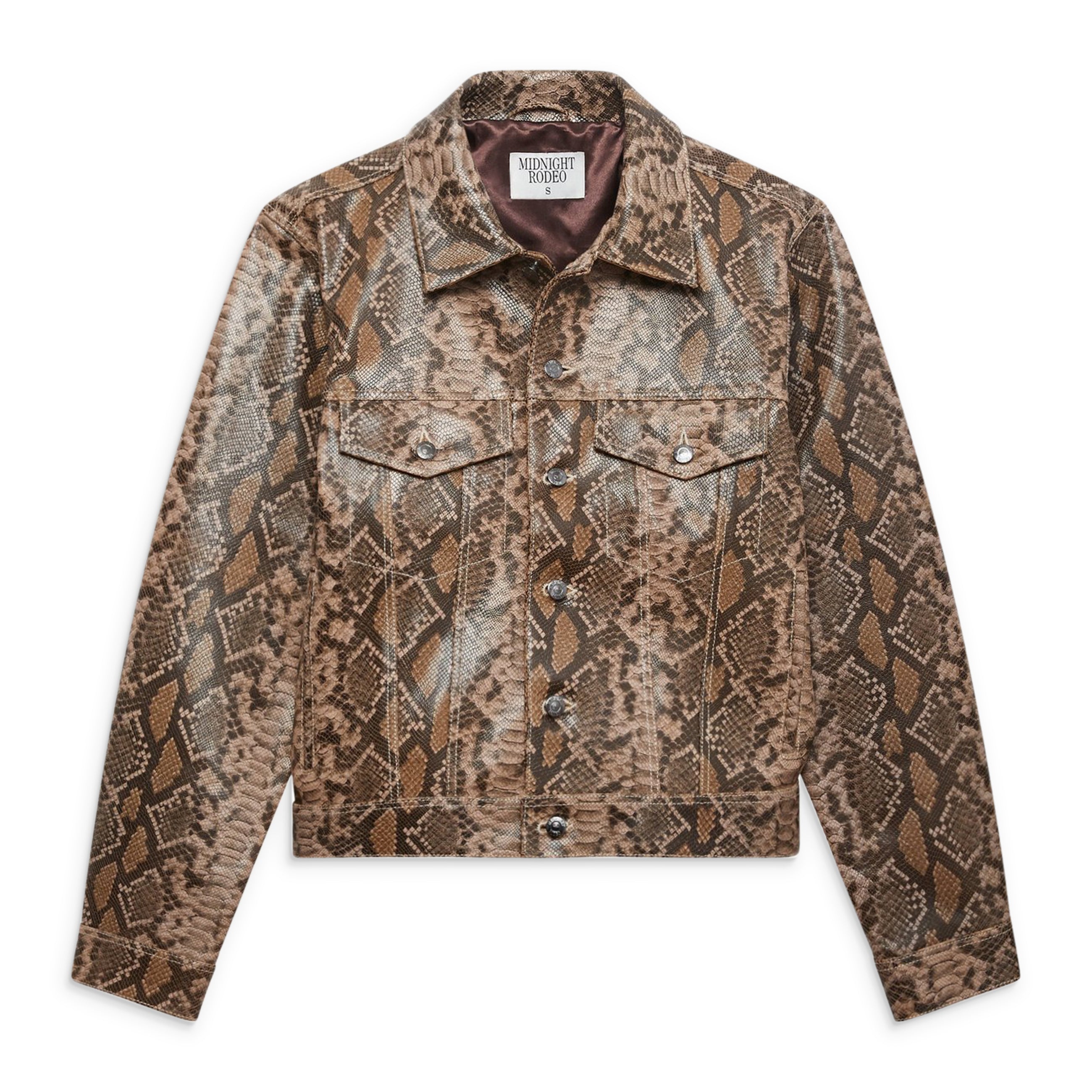 Midnight Rodeo Leather Trucker Multicolor