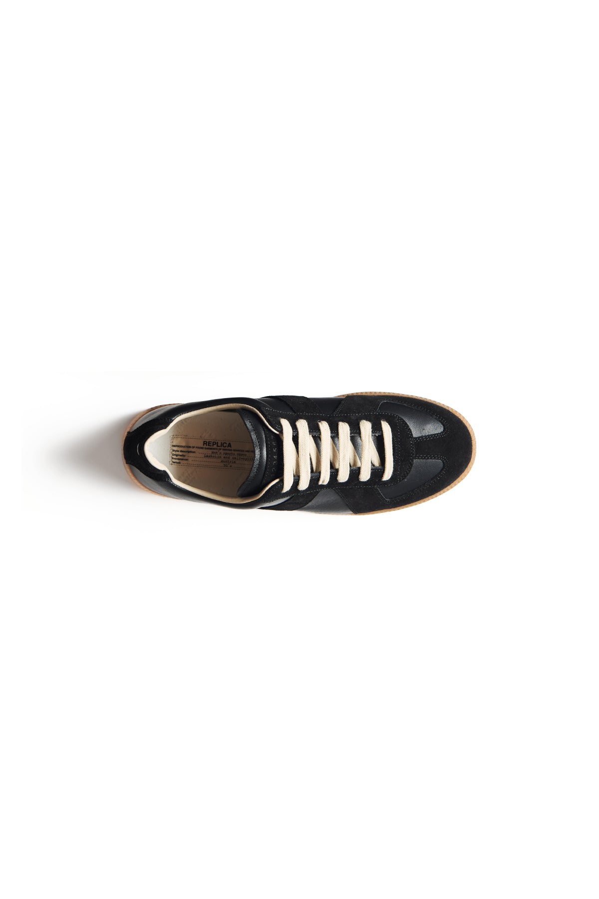 Maison Margiela Replica Low Top Sneakers Black 12108