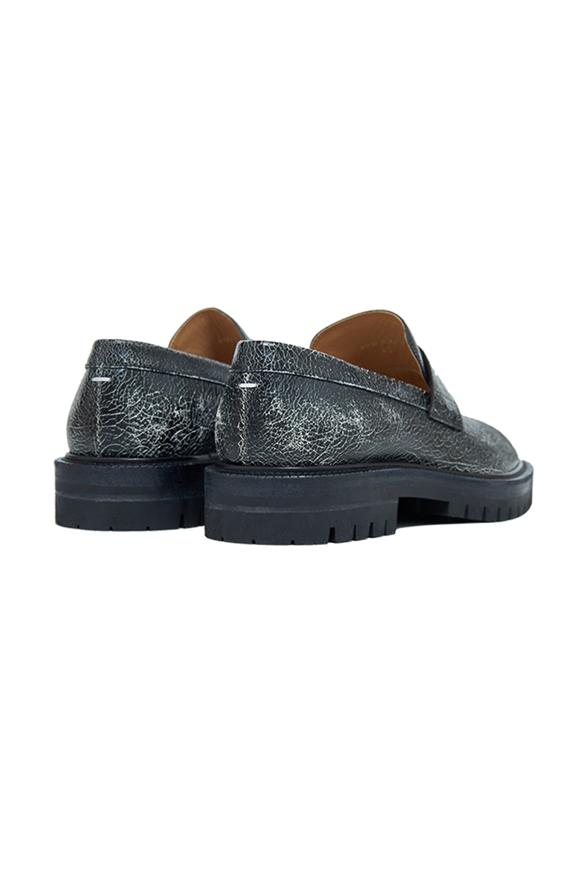 Maison Margiela Cracked Leather Tabi County Loafer Rear