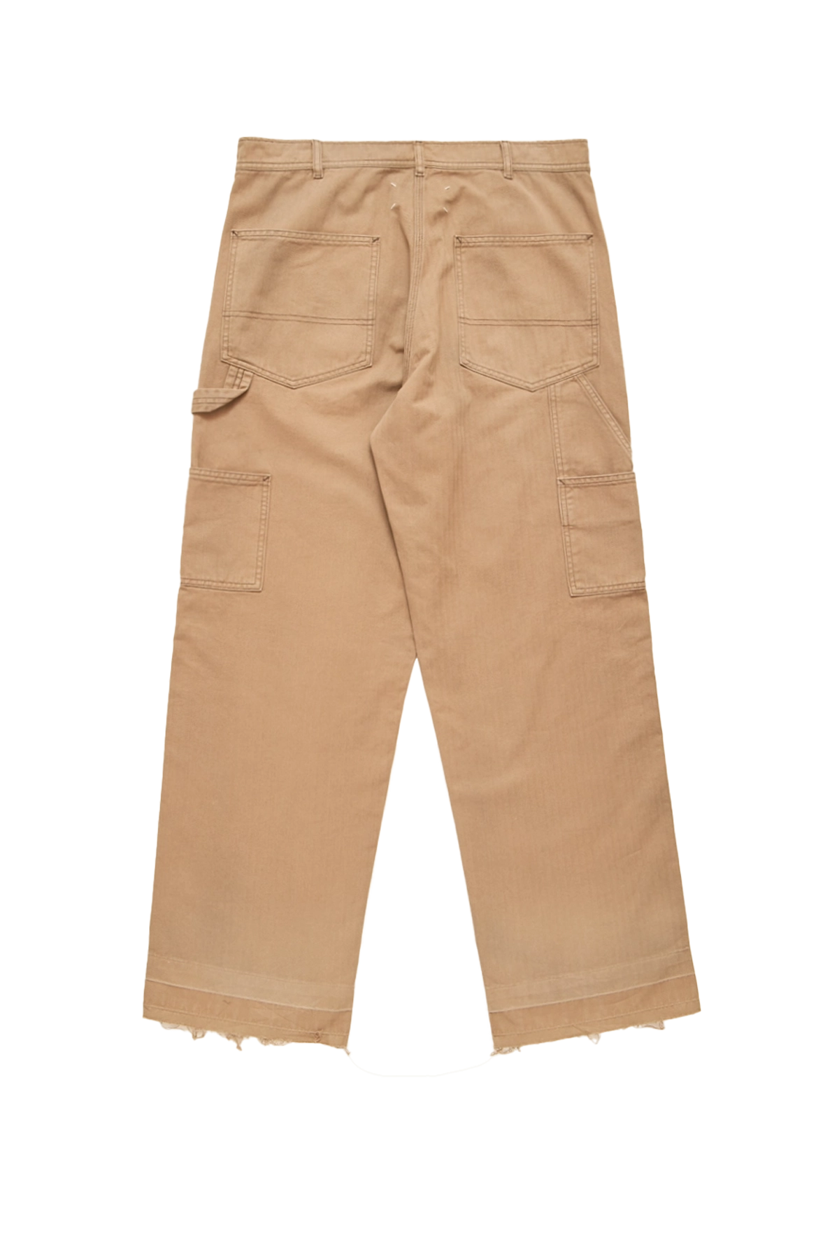 Maison Margiela Herringbone Workwear Pants Stone Washed Beige 2