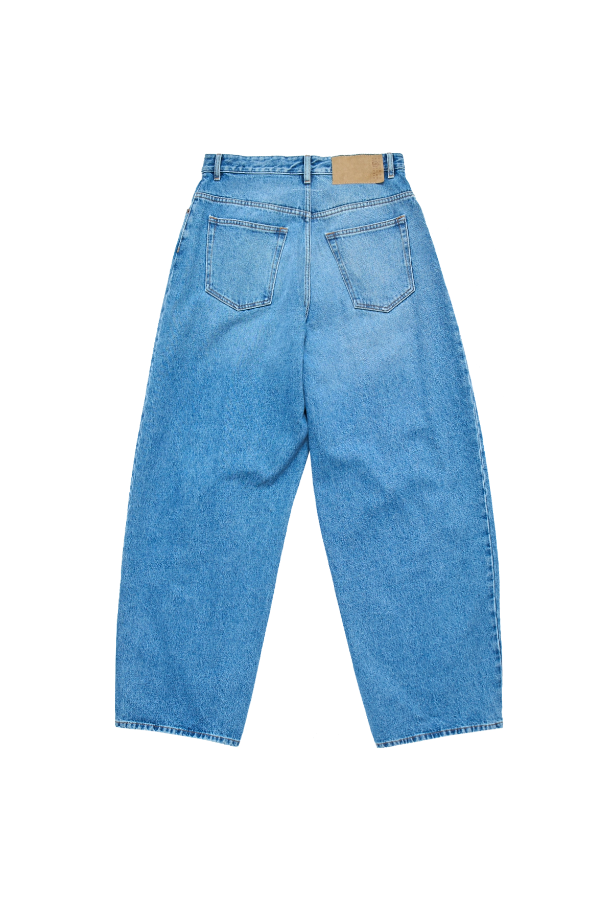 MM6 Blue Denim With Front Seam Medium Blue