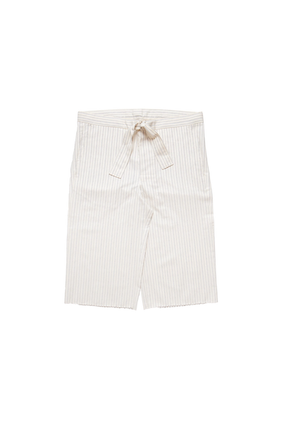 Maison Margiela Pinstripe Drawstring Shorts Beige – ESSXNYC