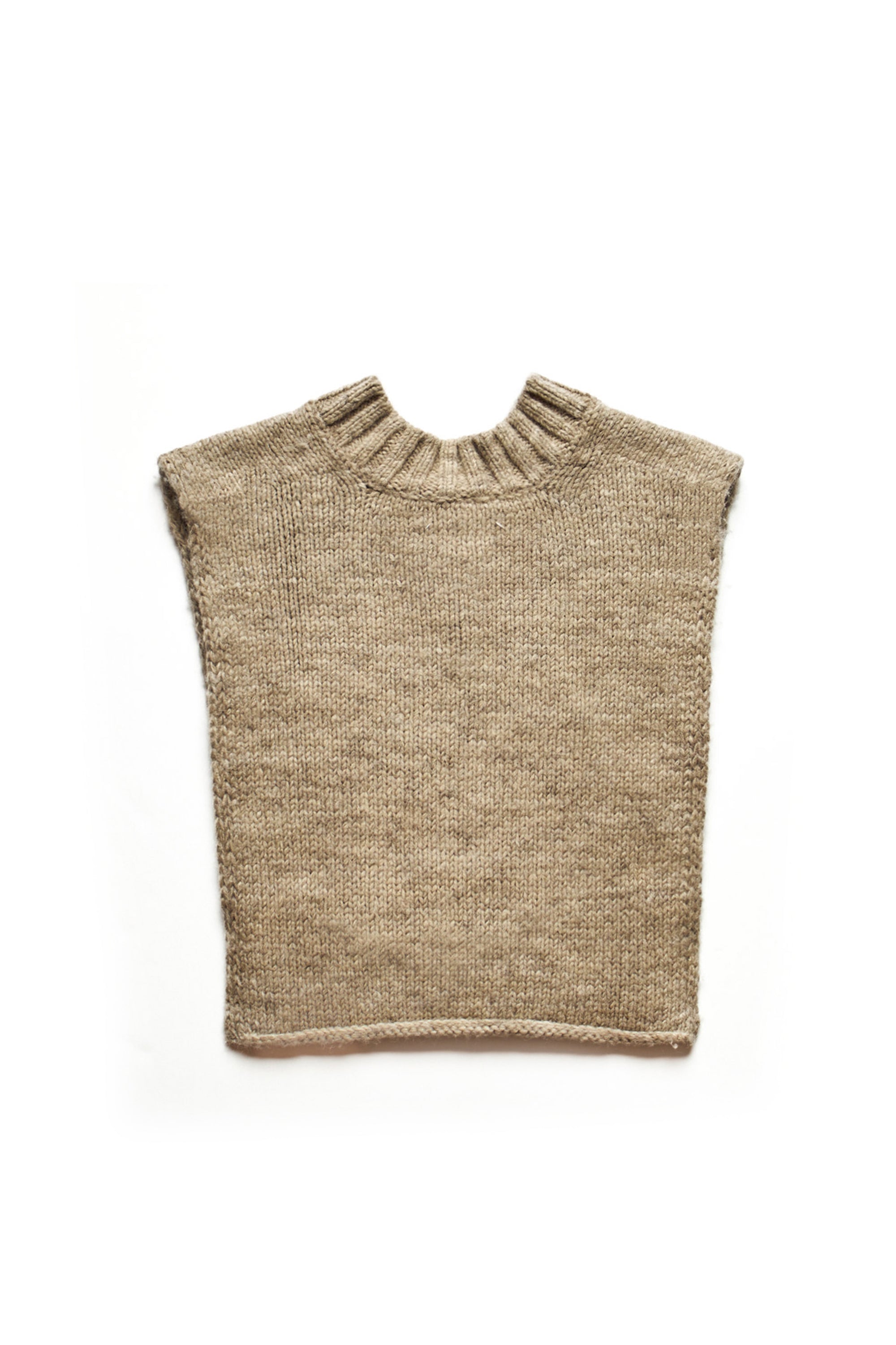 Maison Margiela Sleeveless Sweater Vest Beige 10807