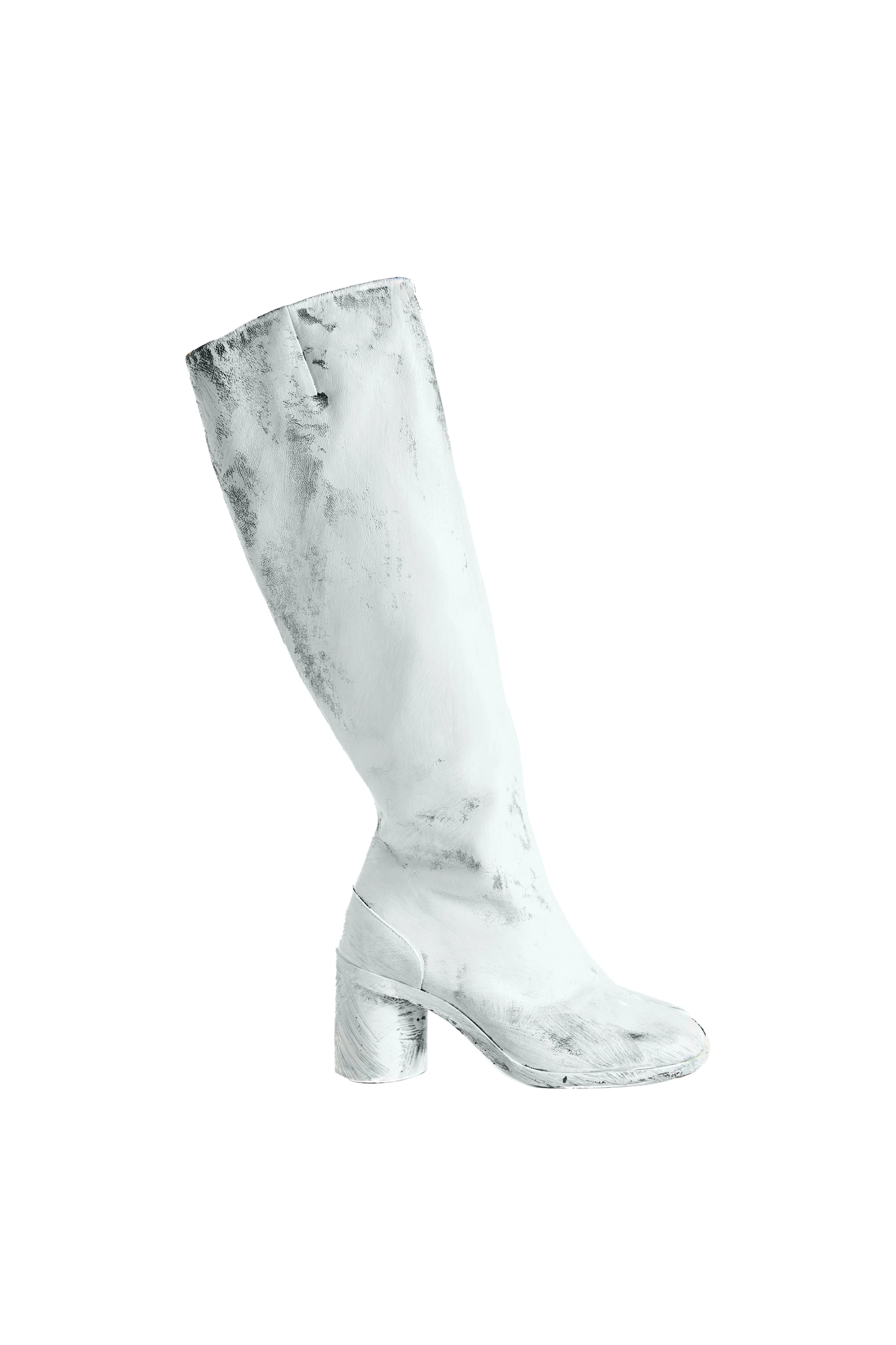 Maison Margiela White Tabi Painted Bianchetto Boots ESSXNYC