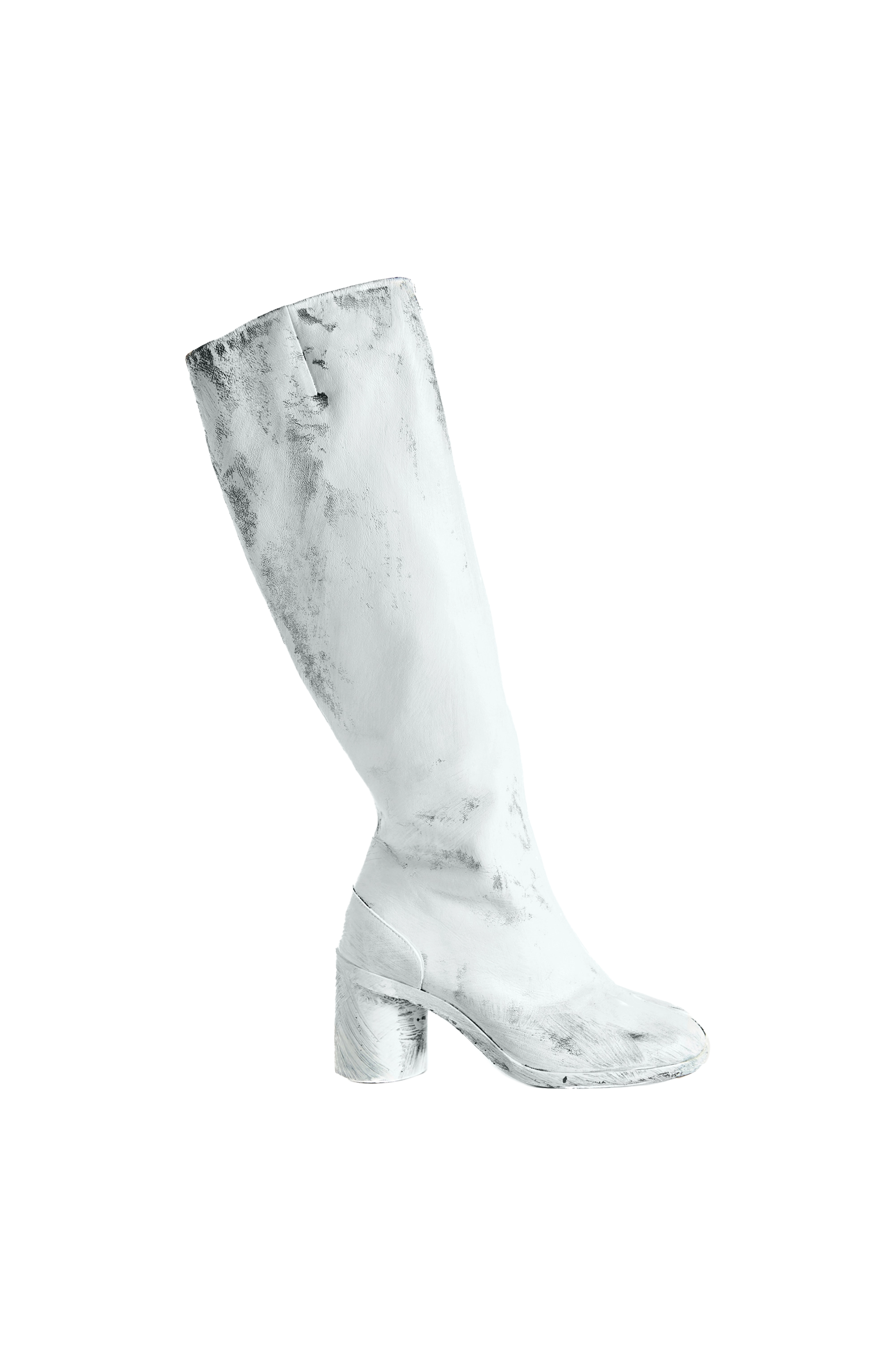 Maison Margiela White Tabi Painted Bianchetto Boots