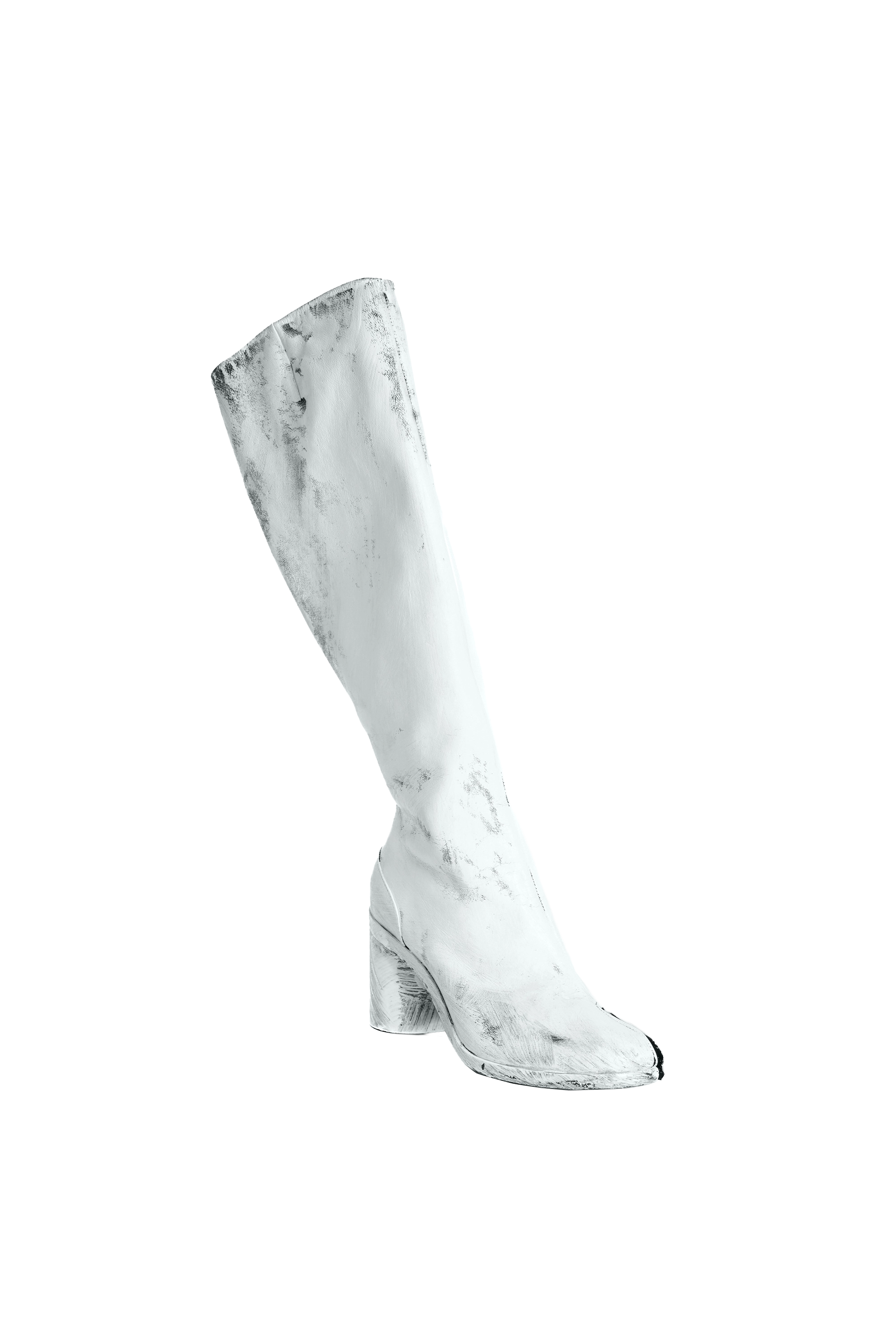 Maison Margiela White Tabi Painted Bianchetto Boots ESSXNYC