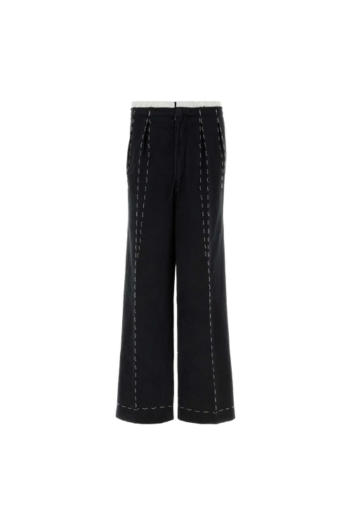 Maison Margiela Work-In-Progress Trousers With Contrast