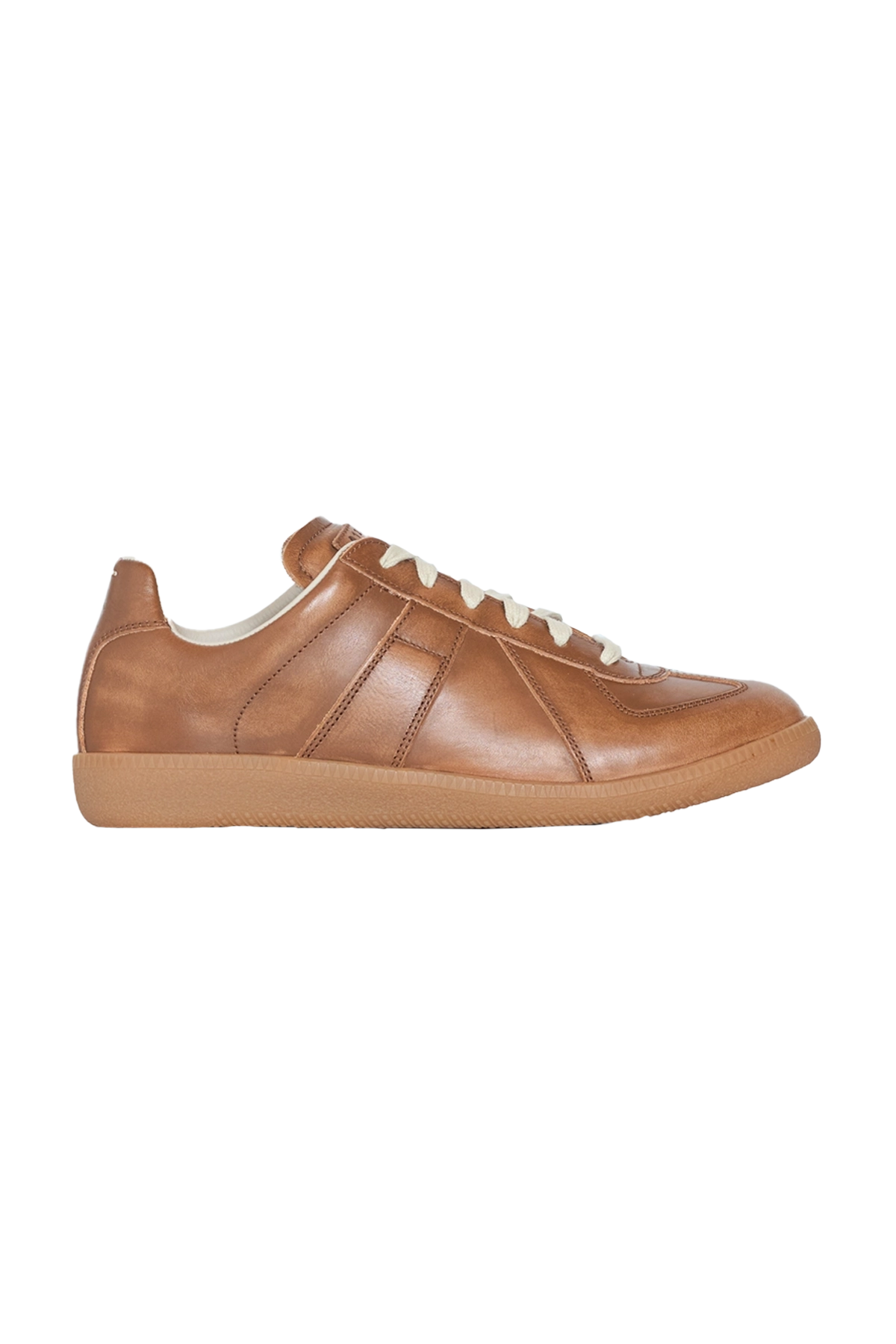 Margiela Distressed Leather Replica Sneaker Brown