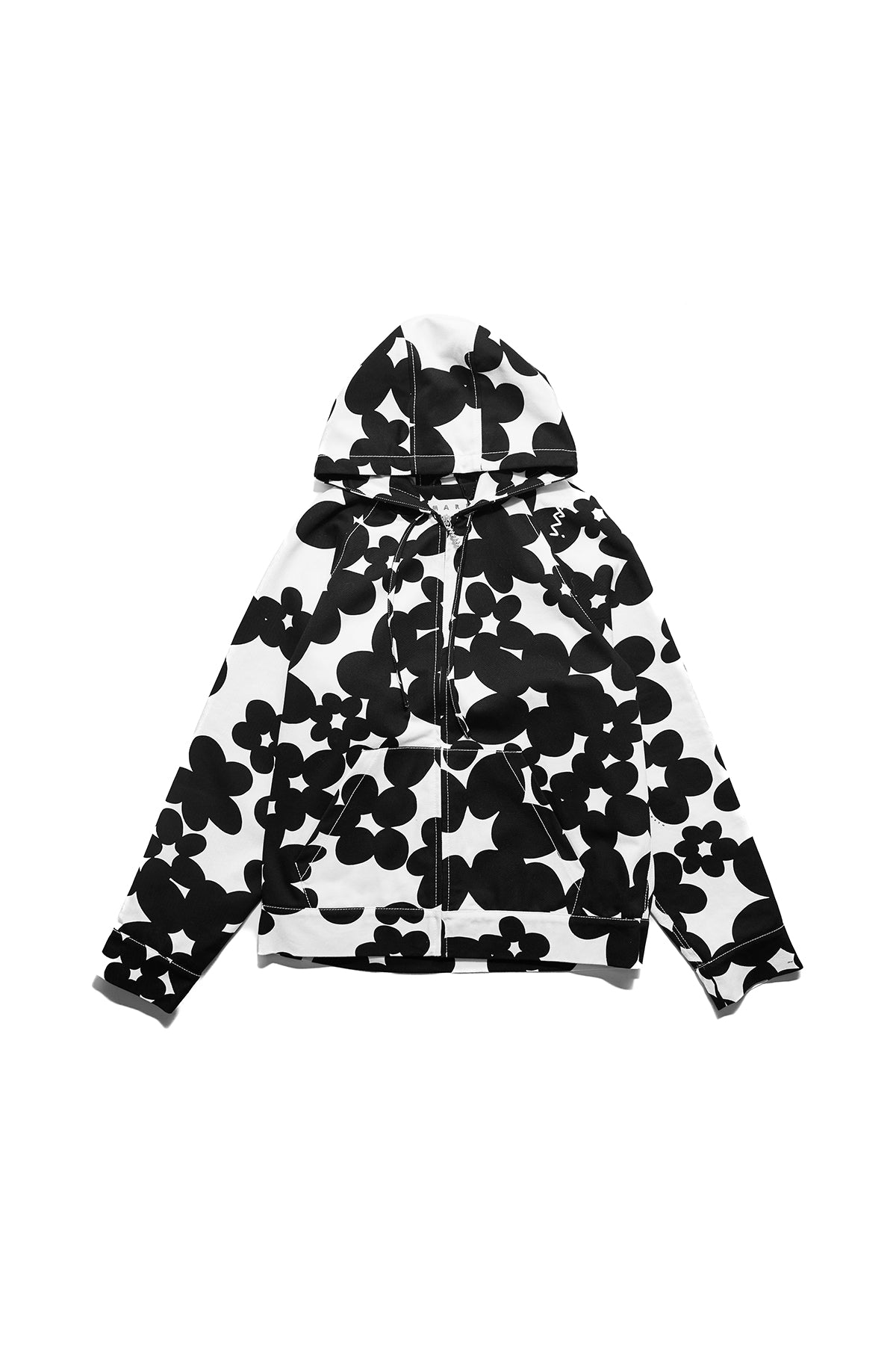 Marni Flowers Printed Hooded Jacket