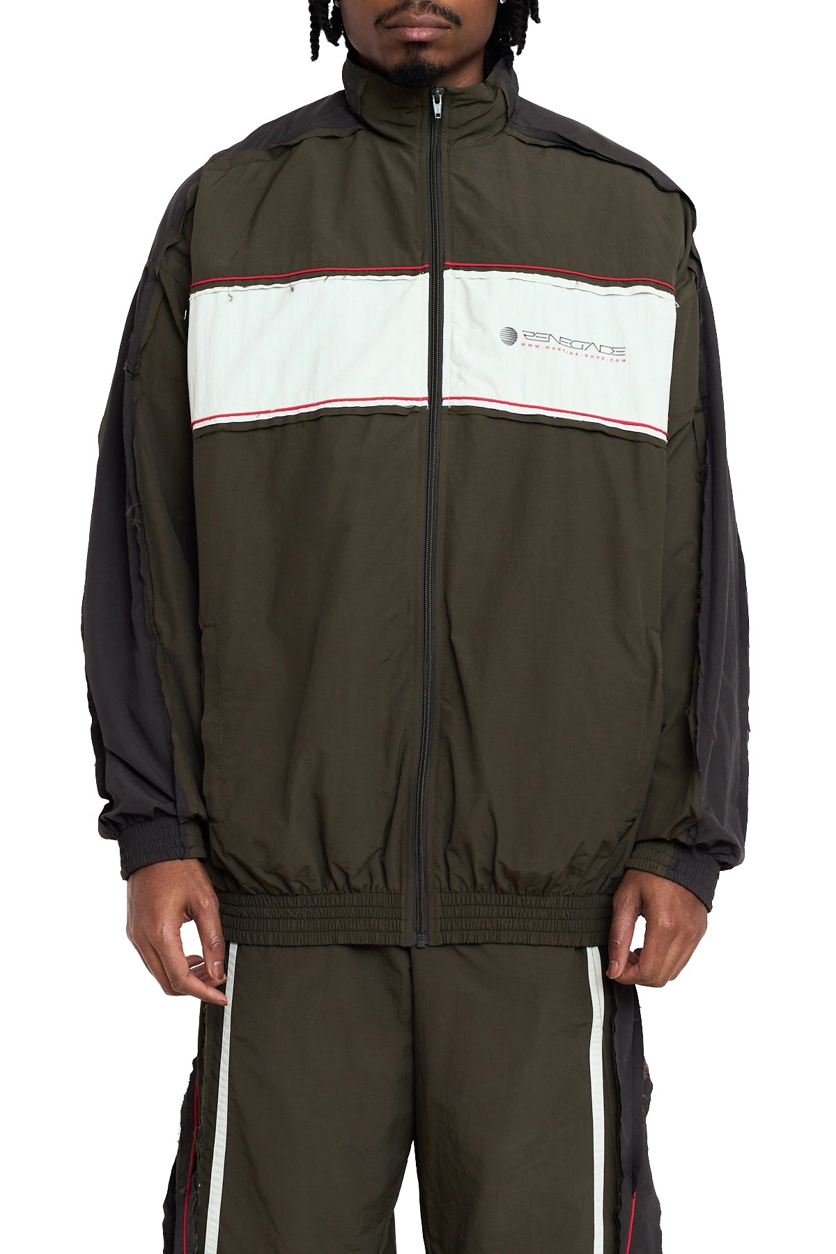 Martine Rose Layered Track Jacket
 Green
