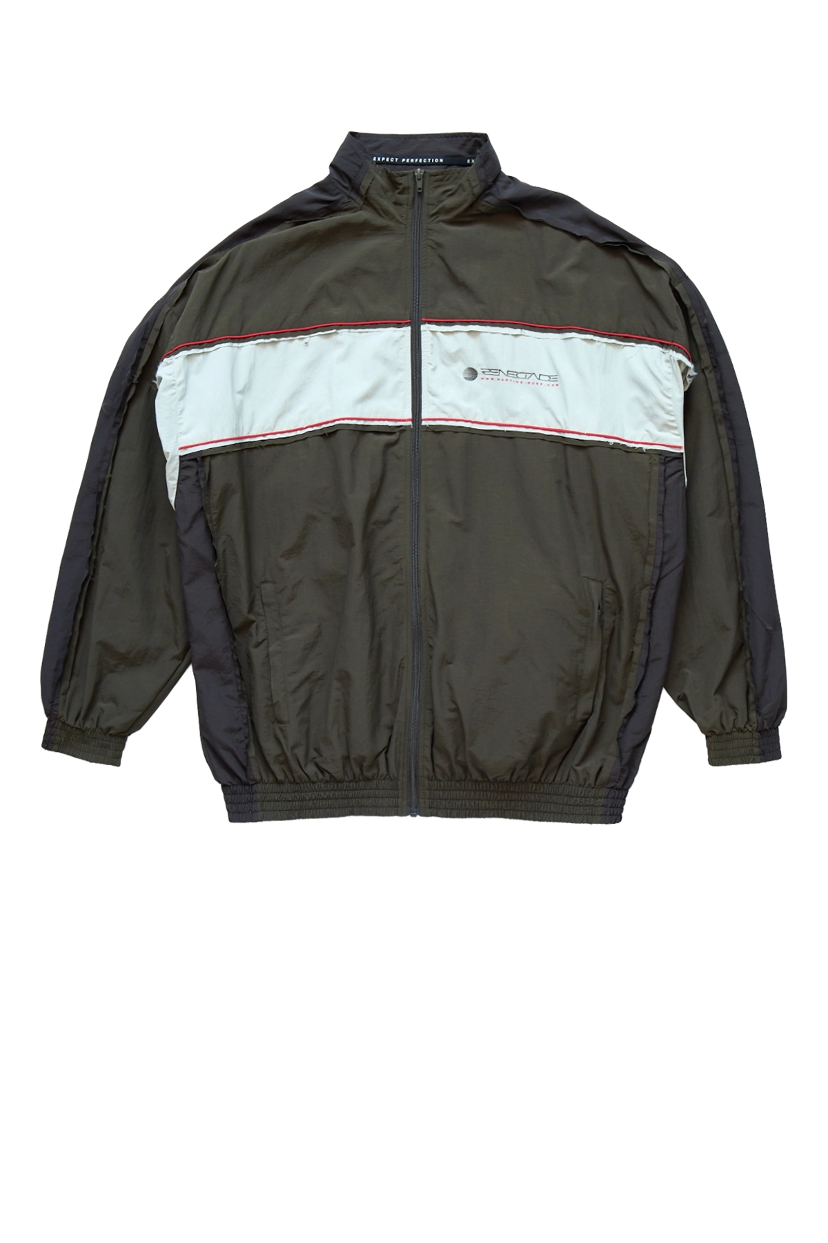 Martine Rose Layered Track Jacket
 Green