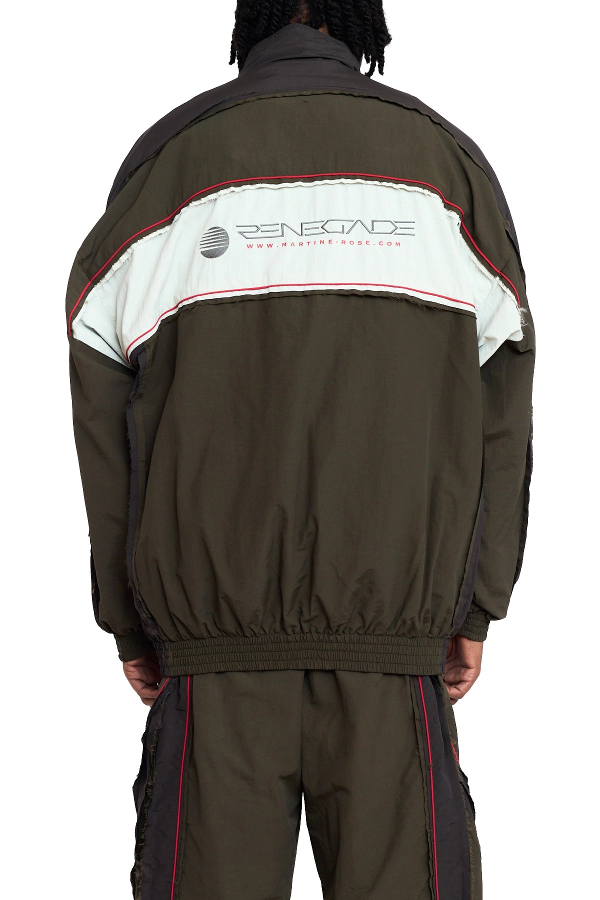 Martine Rose Layered Track Jacket
 Green