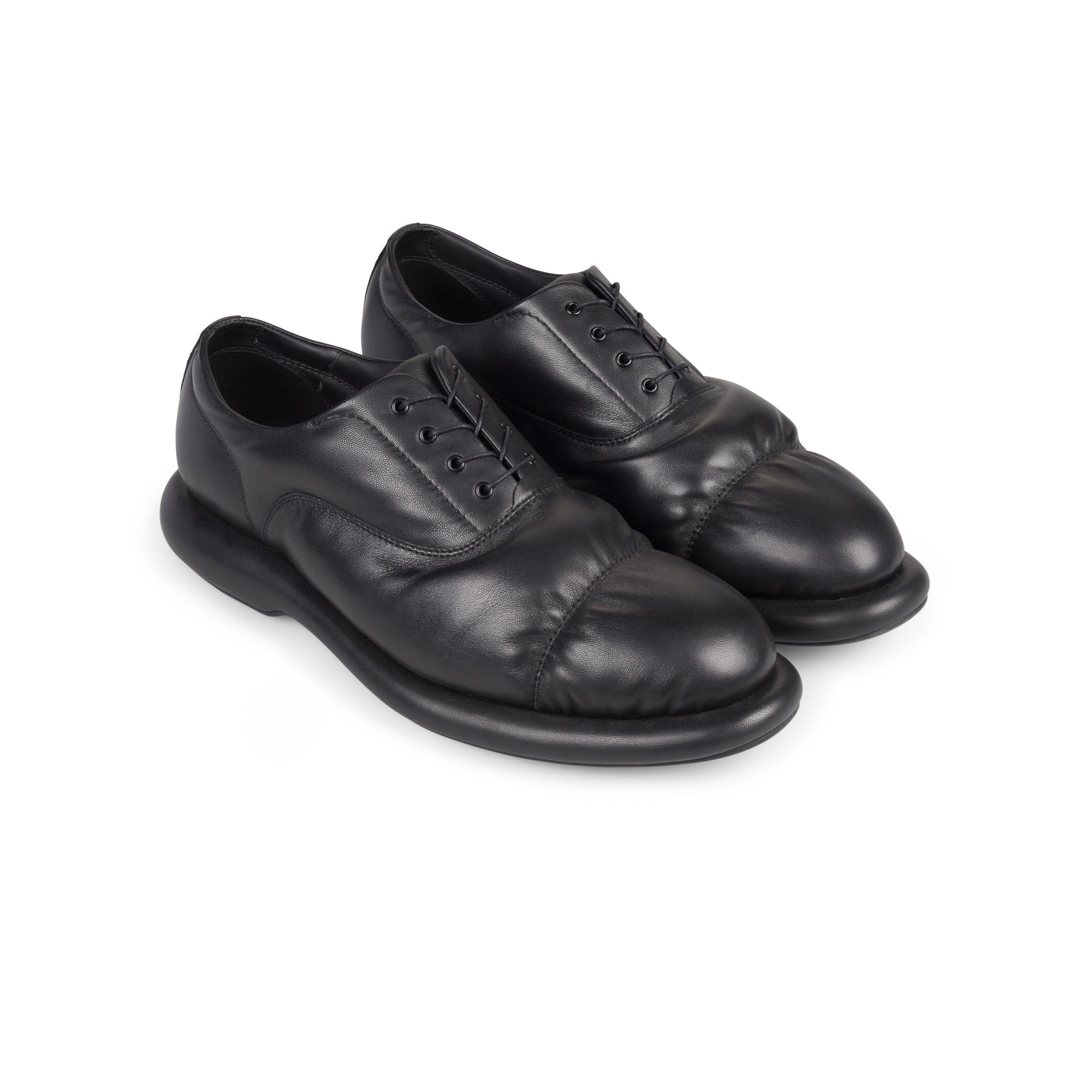 Martine Rose x Clarks Leather Oxford Shoes Black
