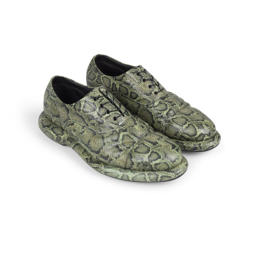 Martine Rose x Clarks Recycled-Polyester Oxford Shoes Green