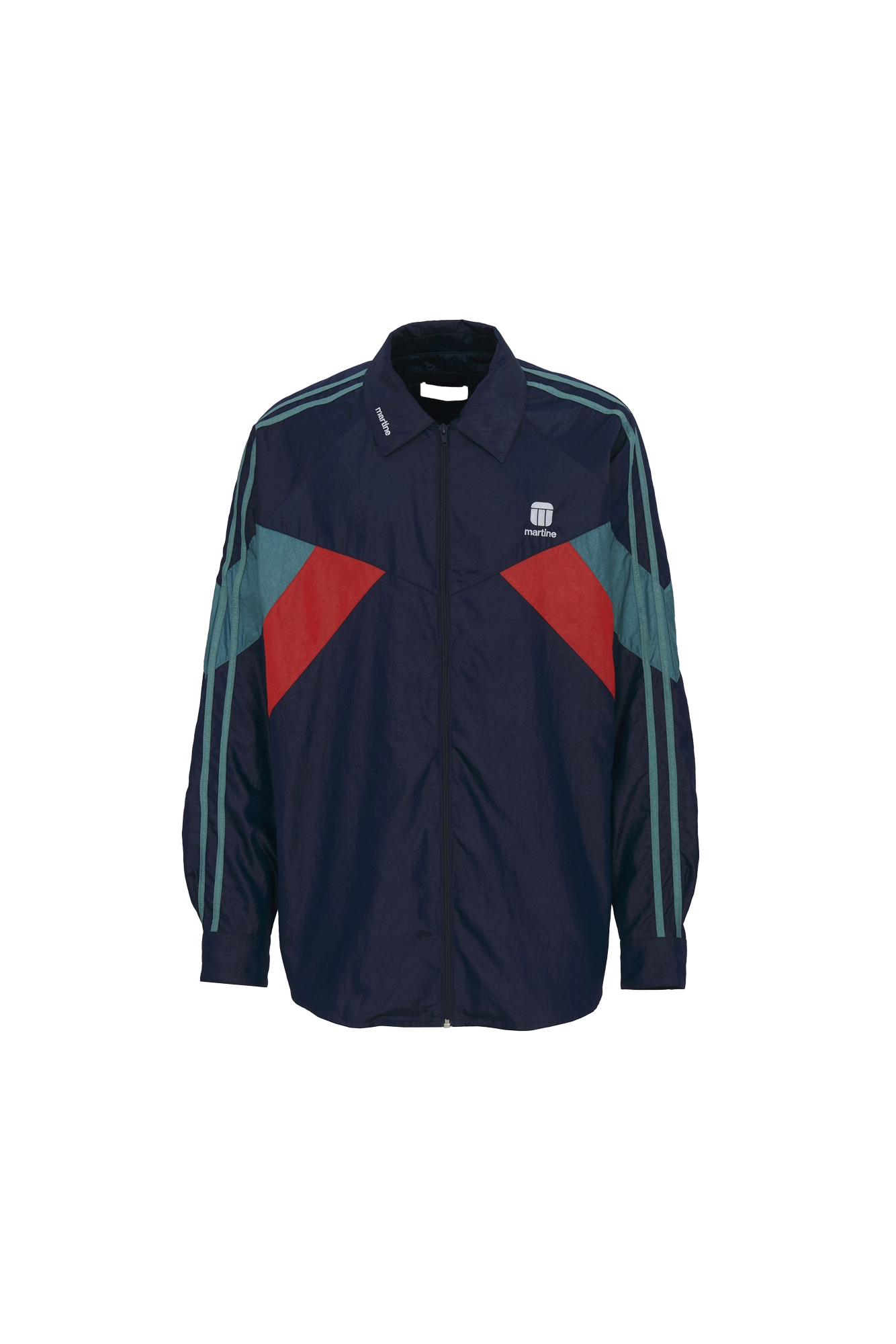 Martine Rose Shirt Track Jacket Blue – ESSXNYC