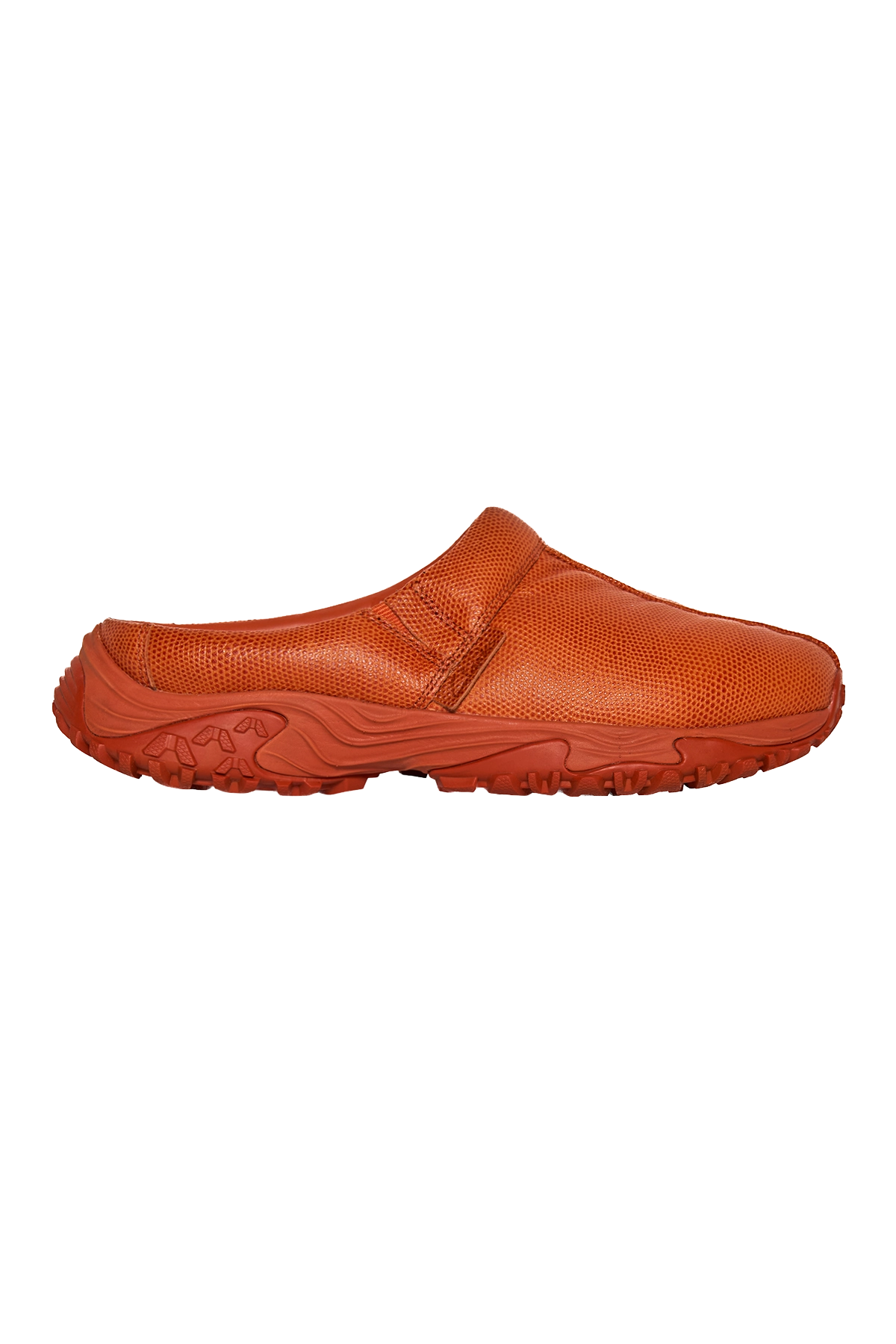 Martine Rose x Clarks Leather Clog Orange