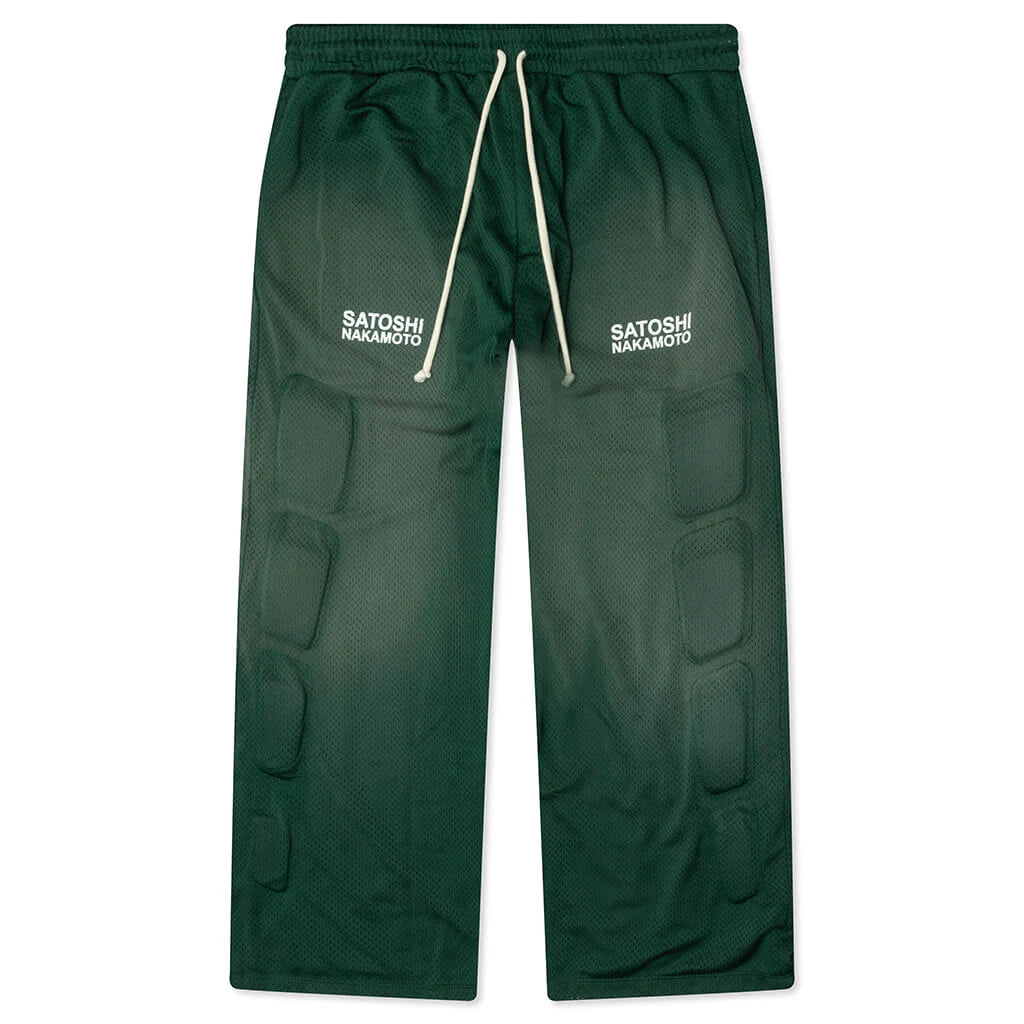 Satoshi Nakamoto Mesh Moto Lounge Pant Green