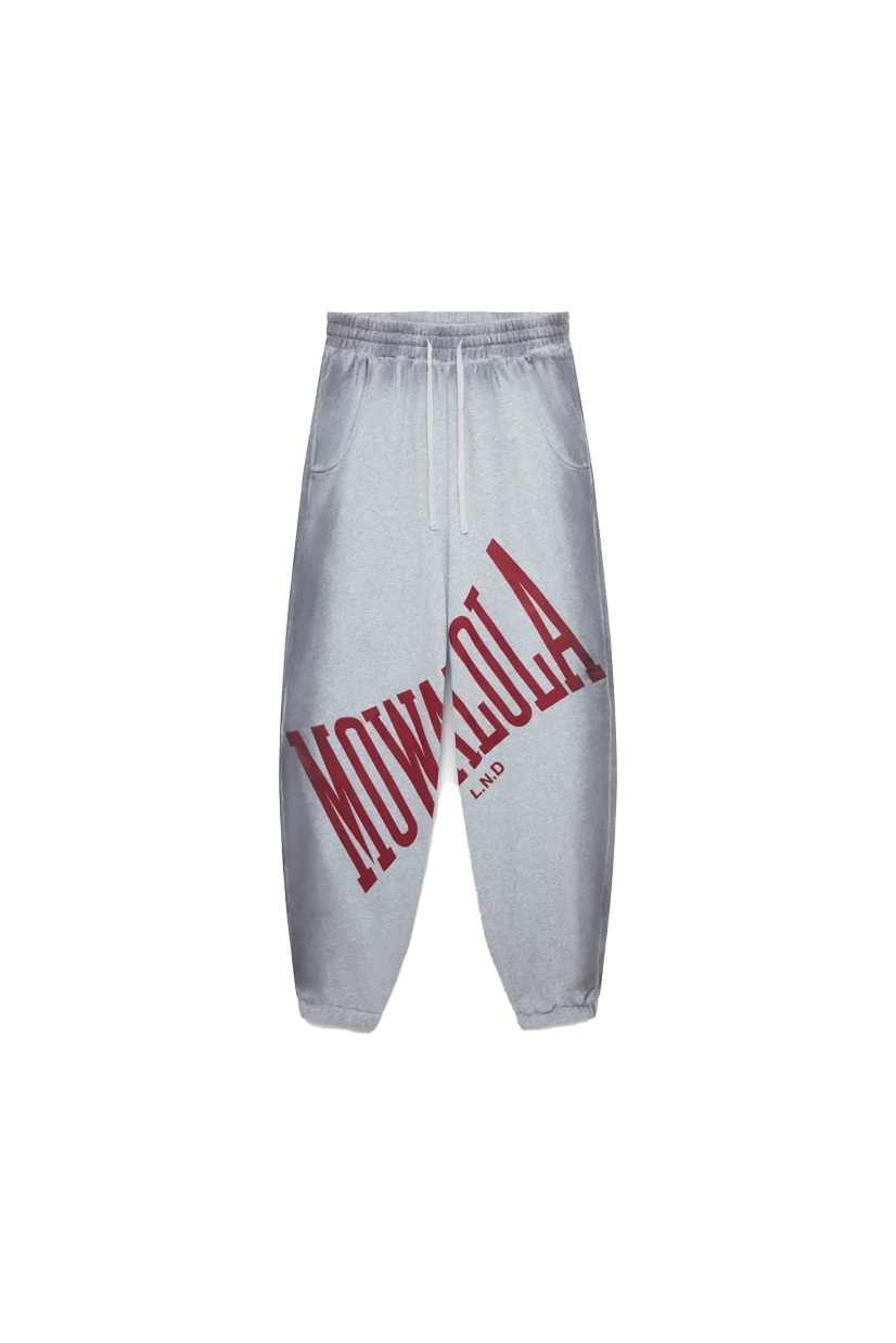 Mowalola Stamp Joggers Grey