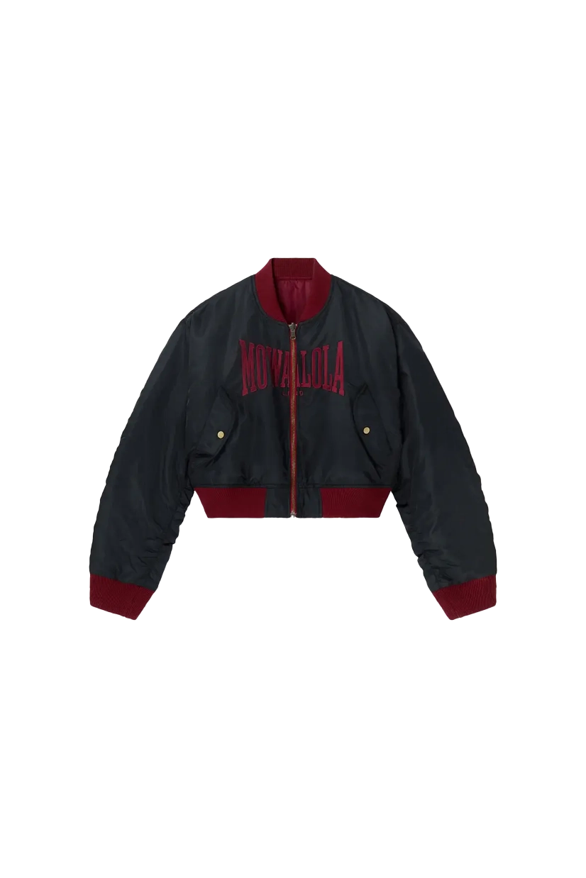 Mowalola Tyson Bomber Jacket Black